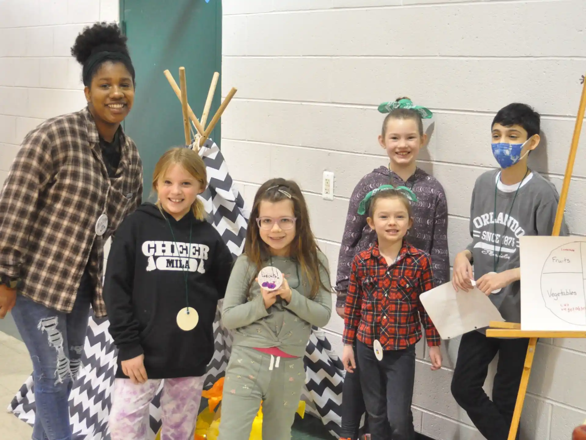 a group of people wearing face masks