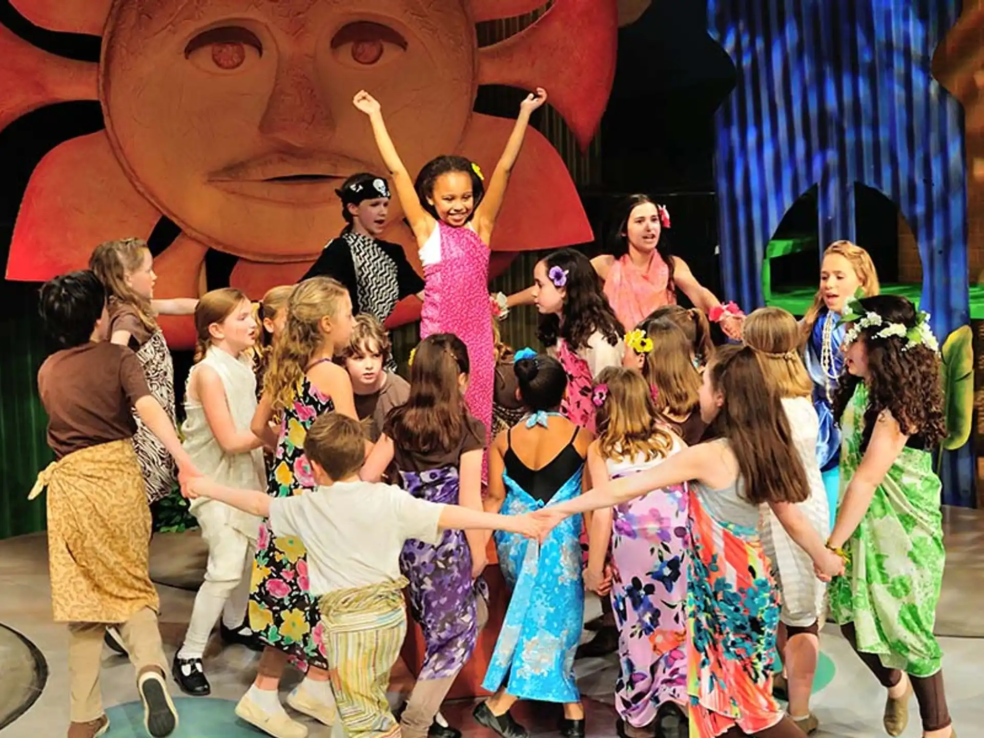 a group of people on a stage