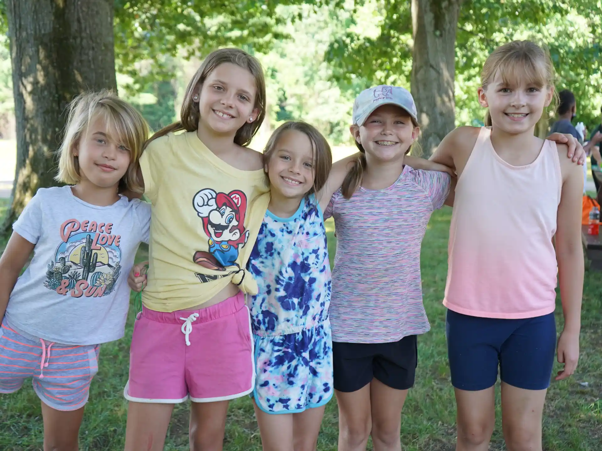 a group of children posing for a photo
