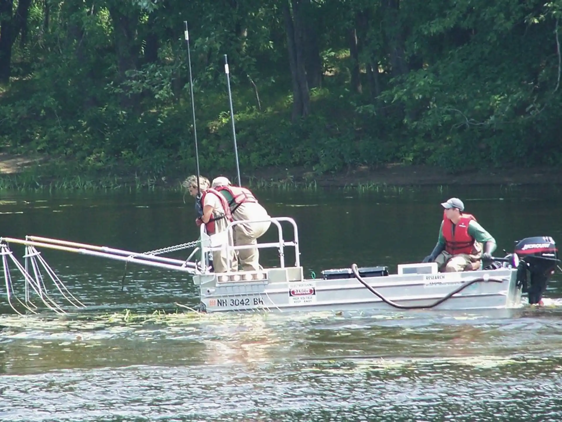 a group of people on a boat