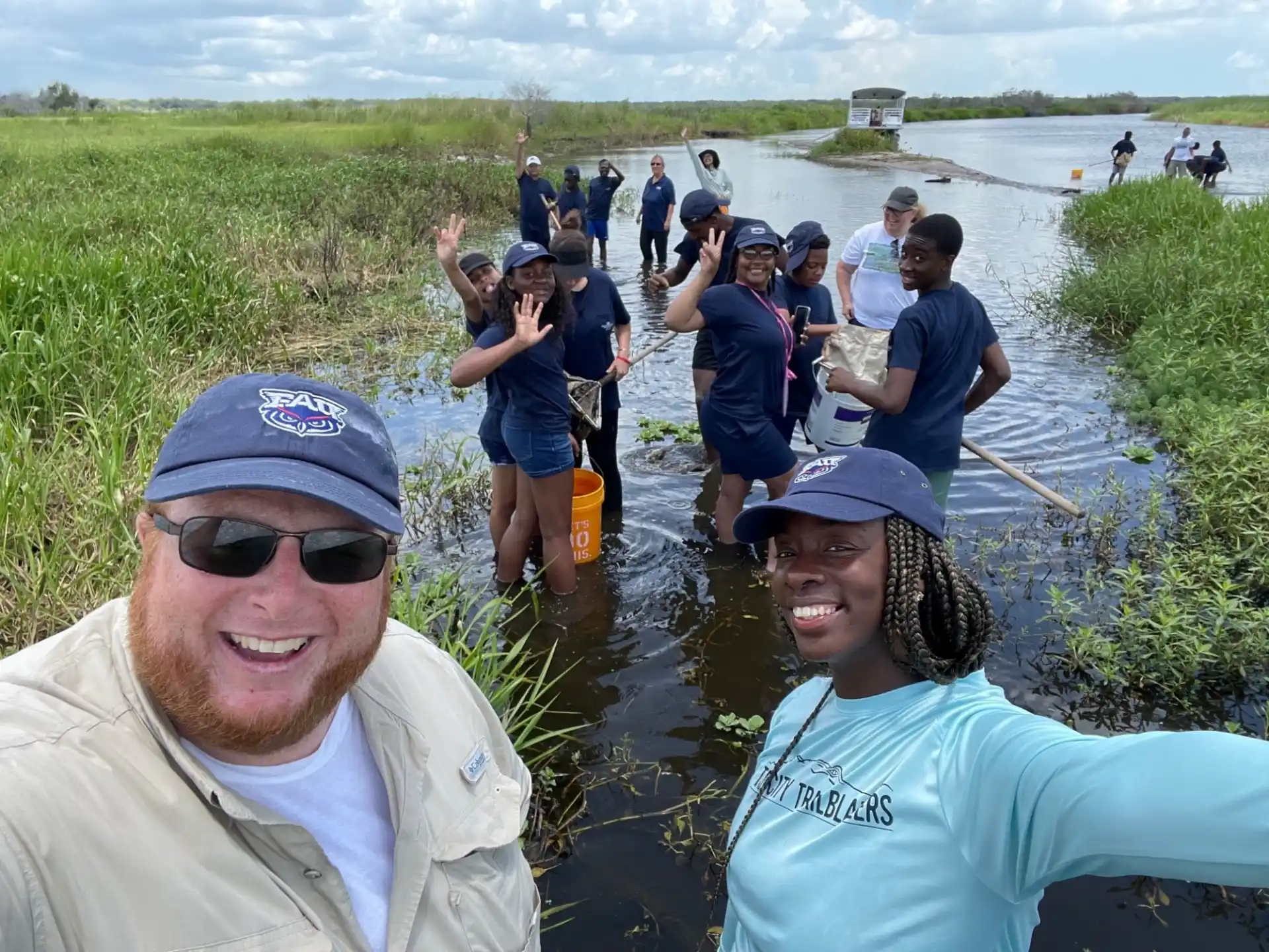 a group of people on a boat