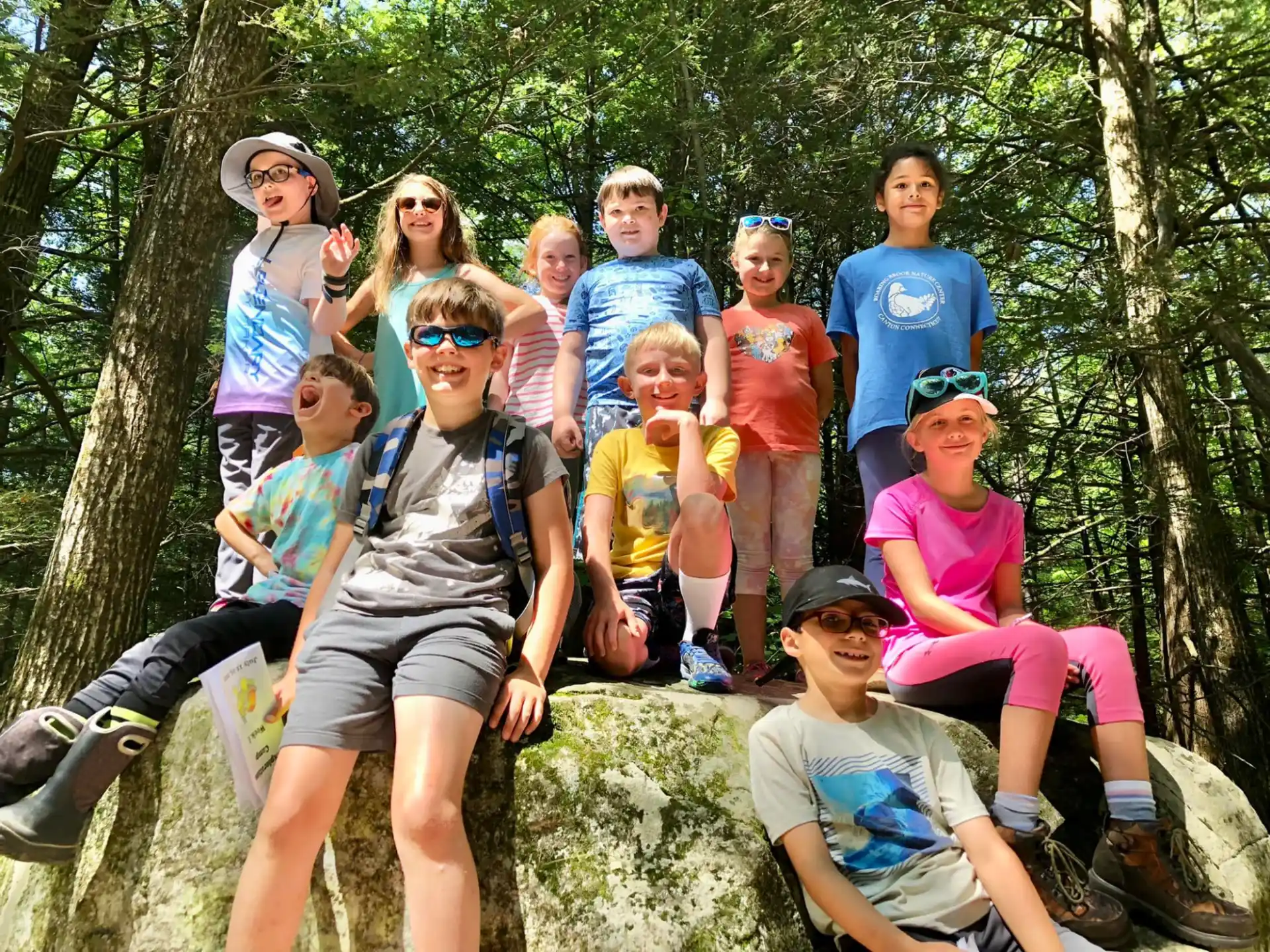 a group of people posing for a photo