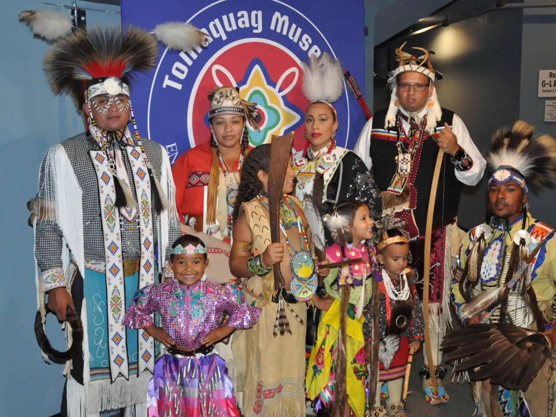 a group of people in clothing