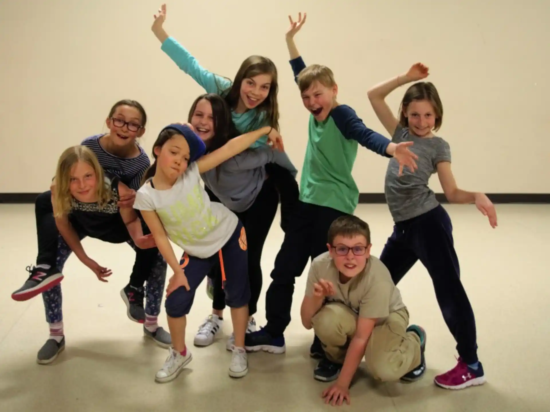 a group of people posing for a photo