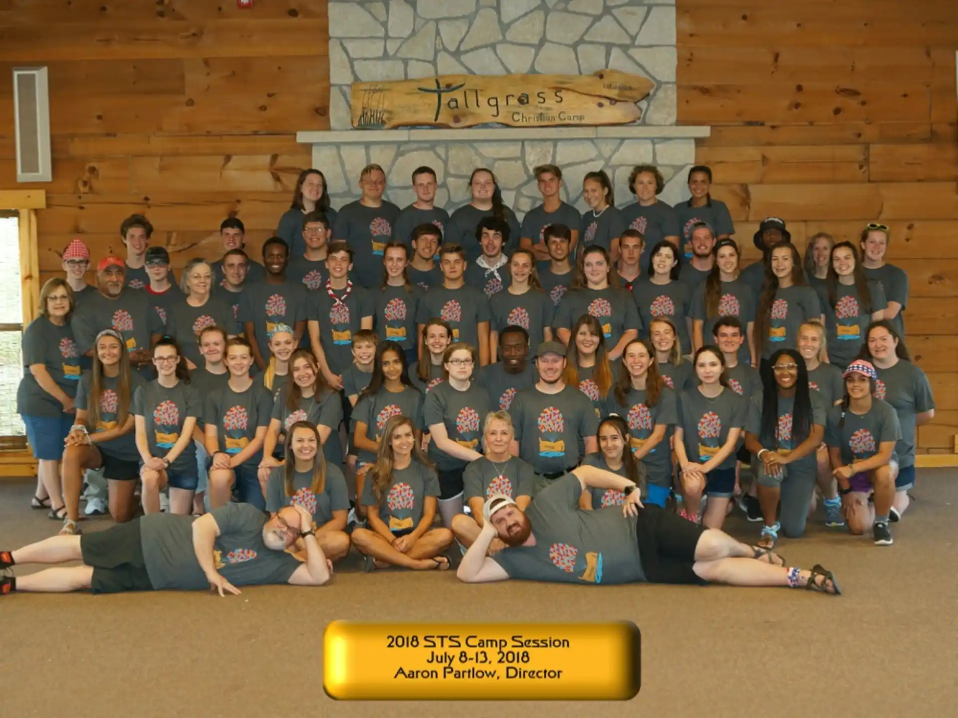 a group of people posing for a photo