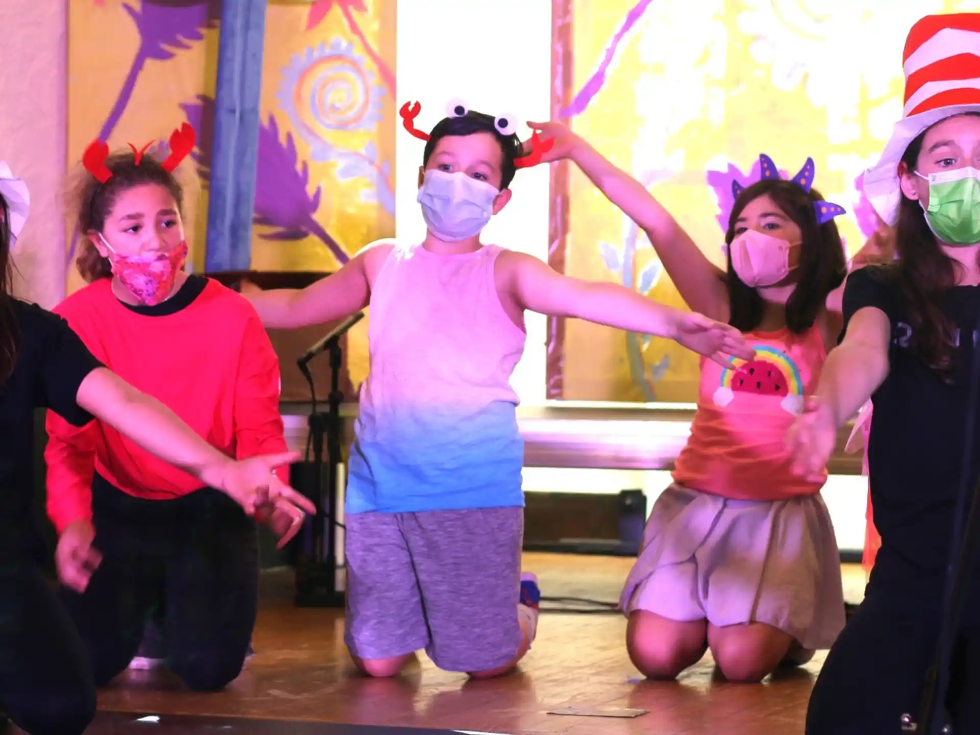 a group of people wearing clothing