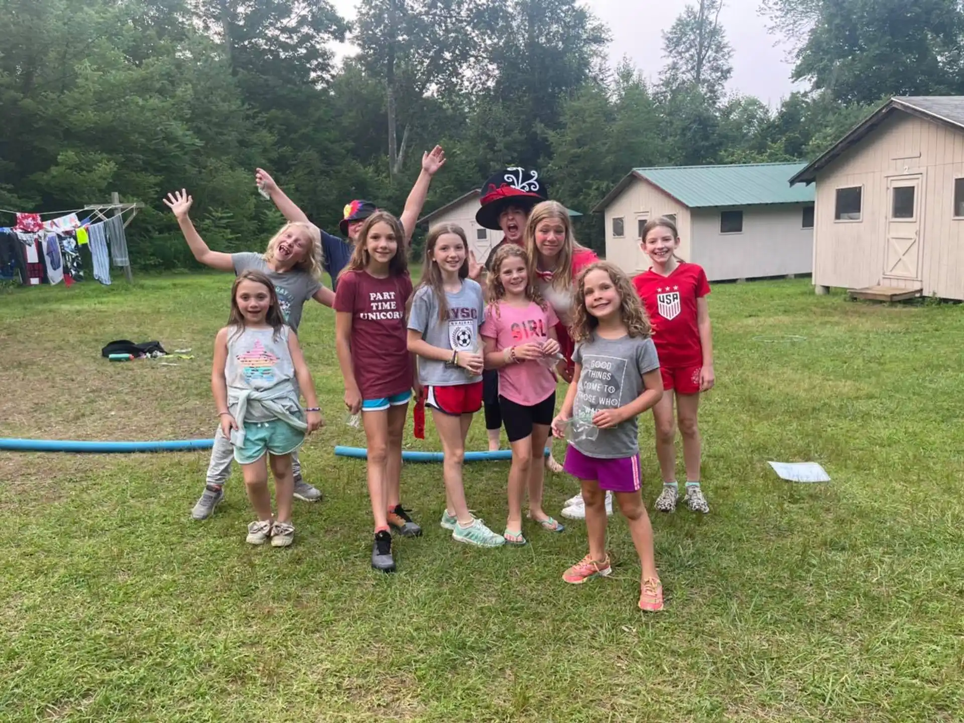 a group of children posing for a photo