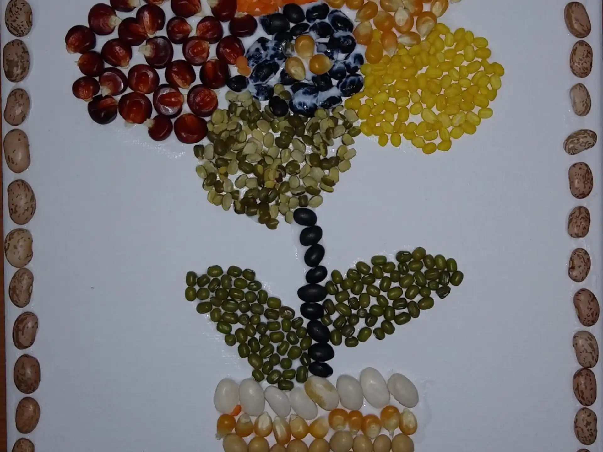 a group of different colored objects
