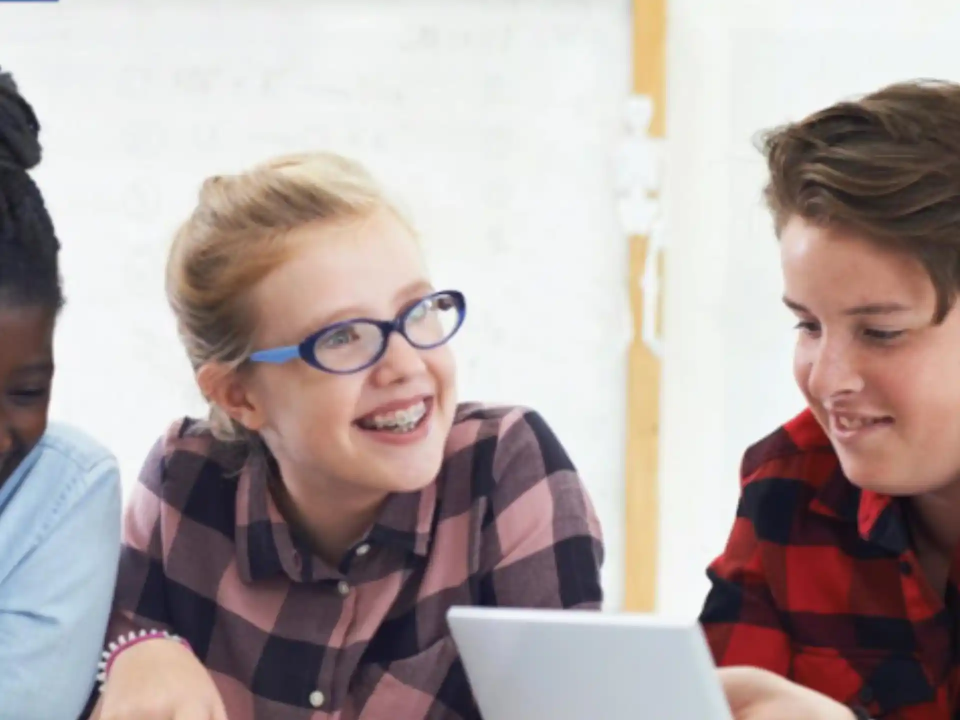 a group of young people smiling