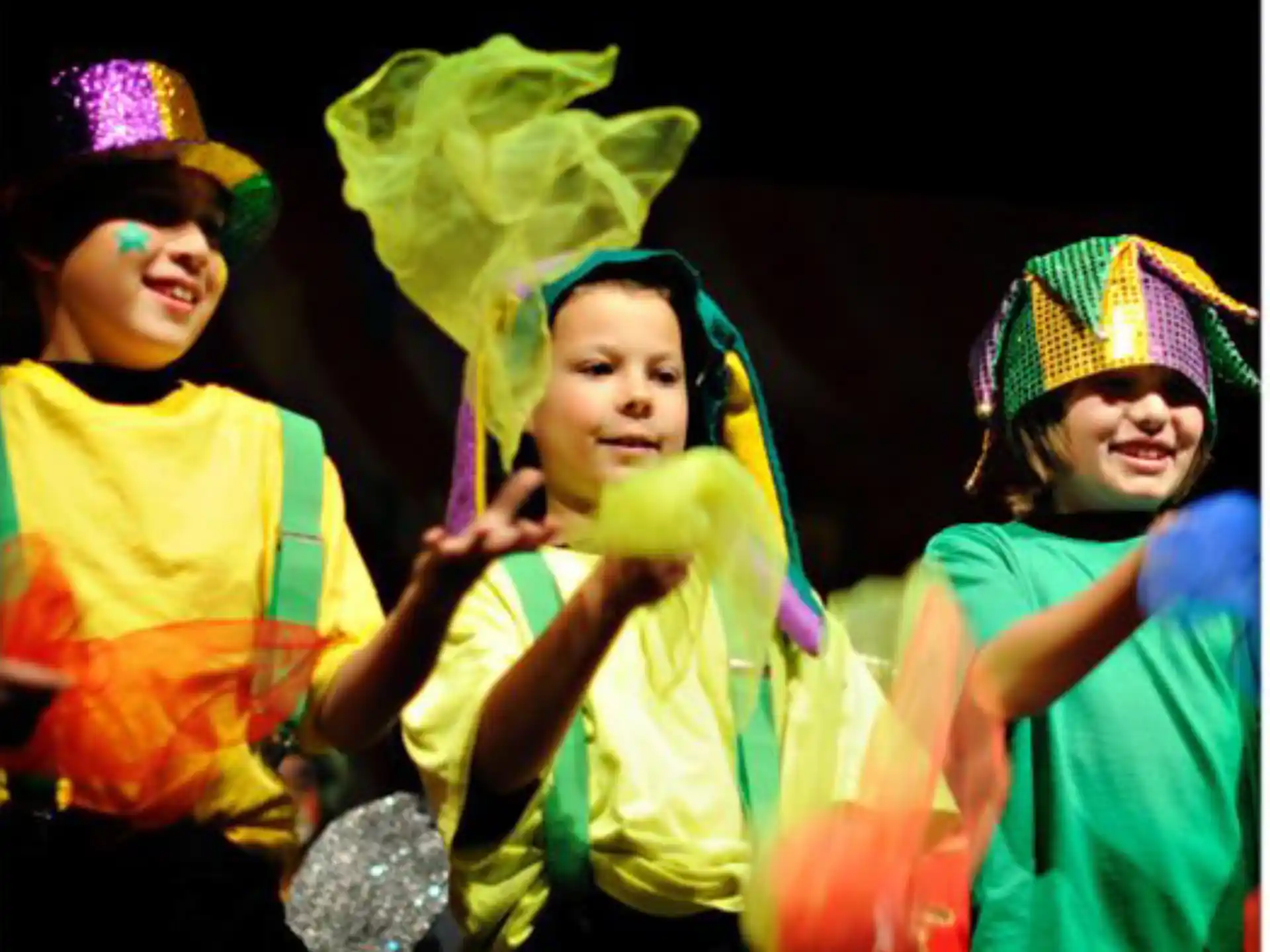 a group of children wearing clothing