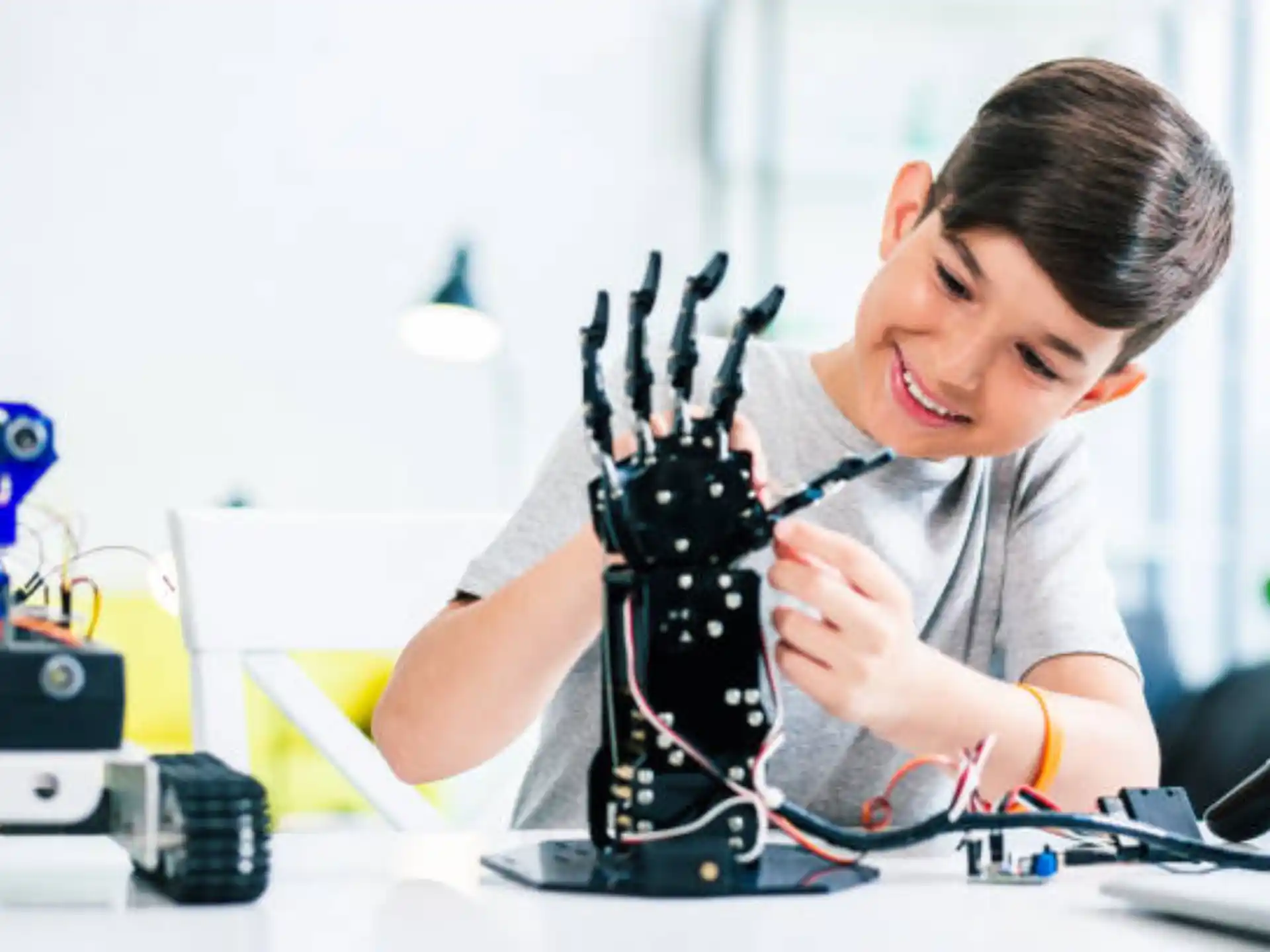 a person working on a sewing machine