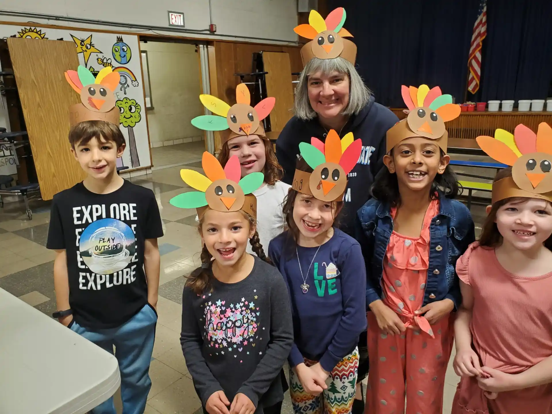 a group of children wearing clothing