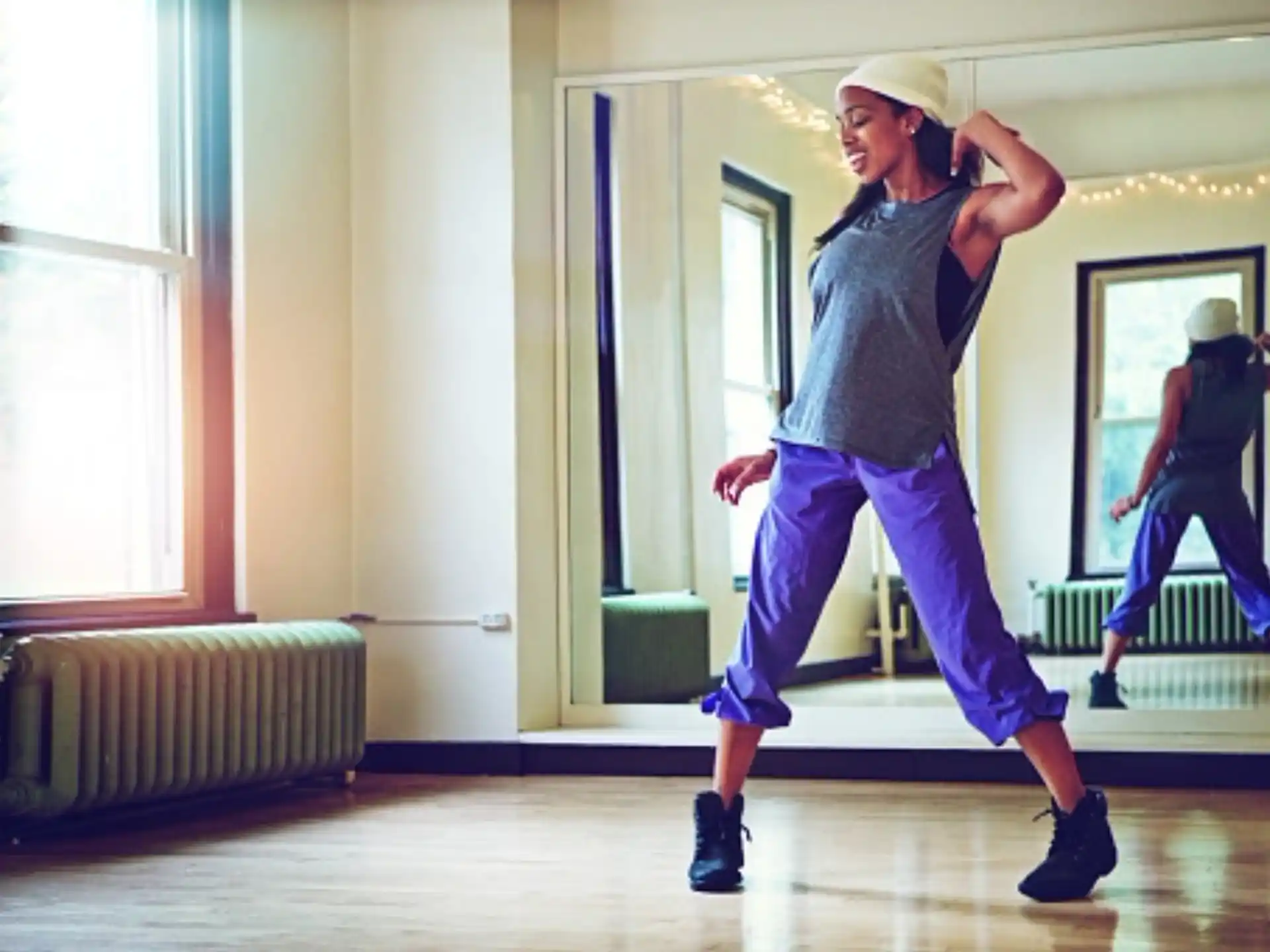 a person in a hat dancing