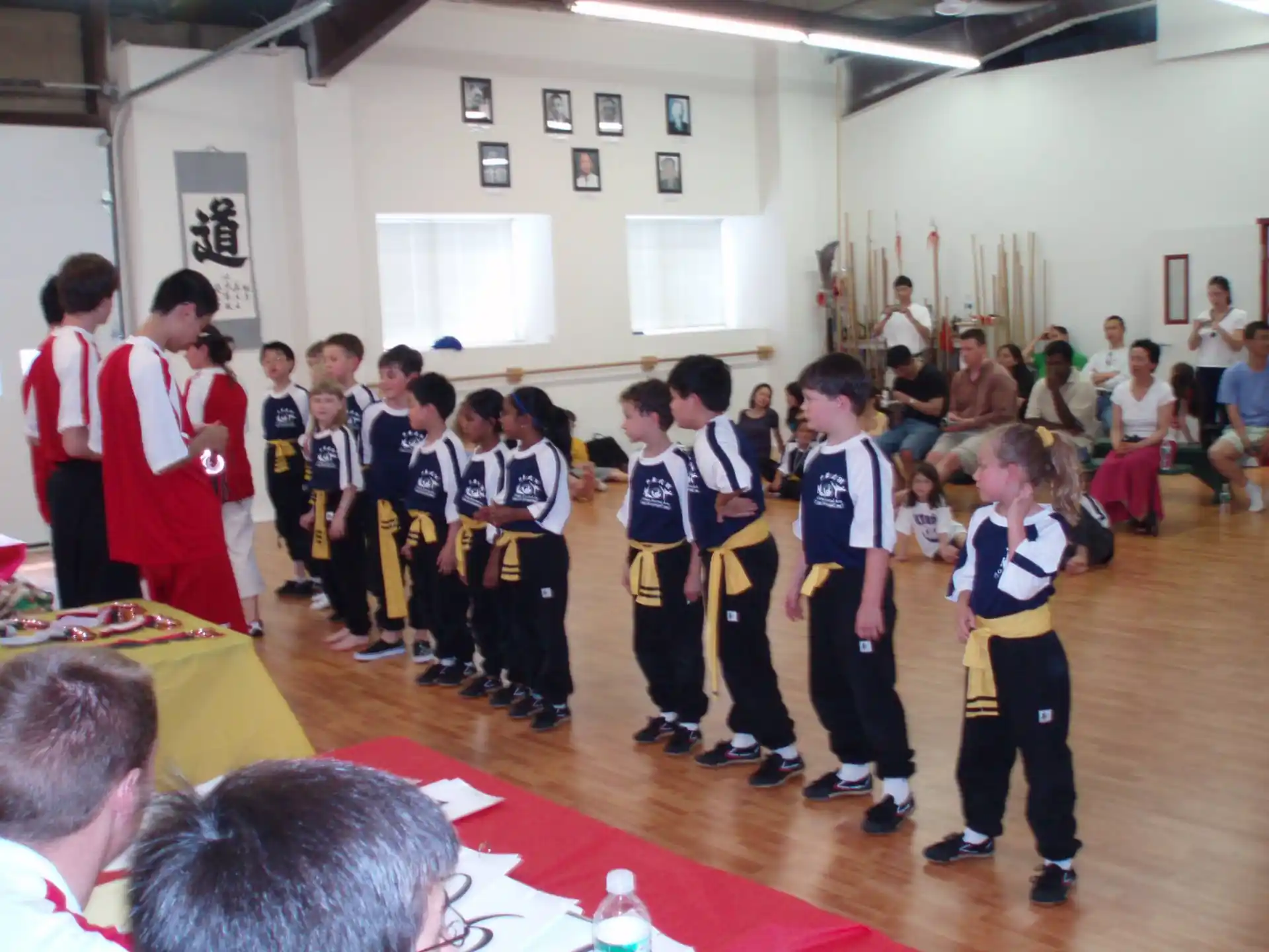 a group of children in a room