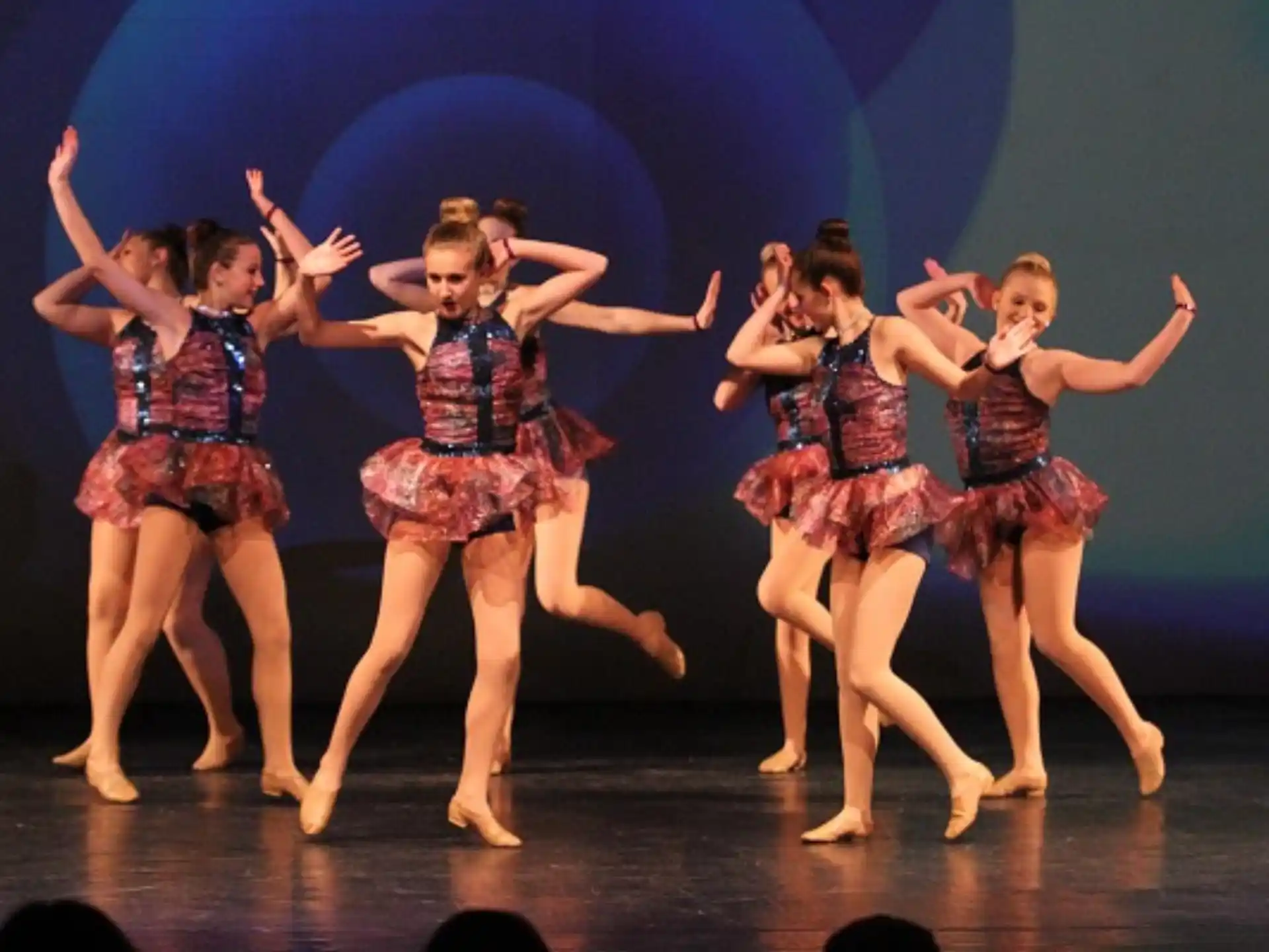 a group of women dancing