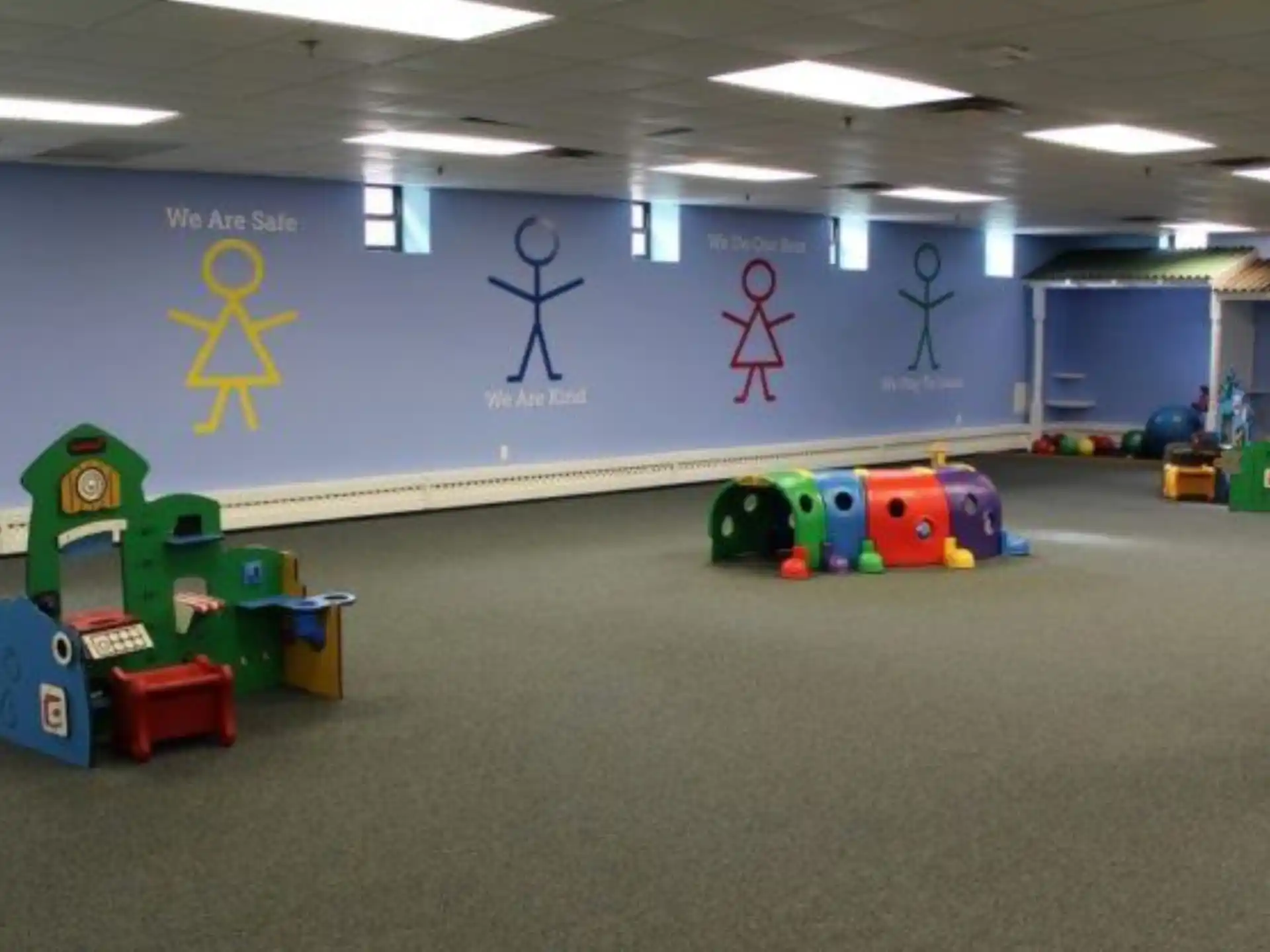 a room with toys
