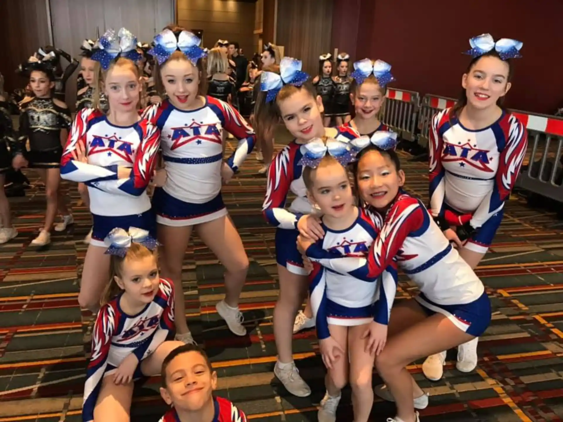 a group of cheerleaders