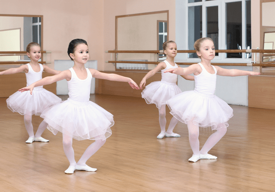 a group of girls dancing