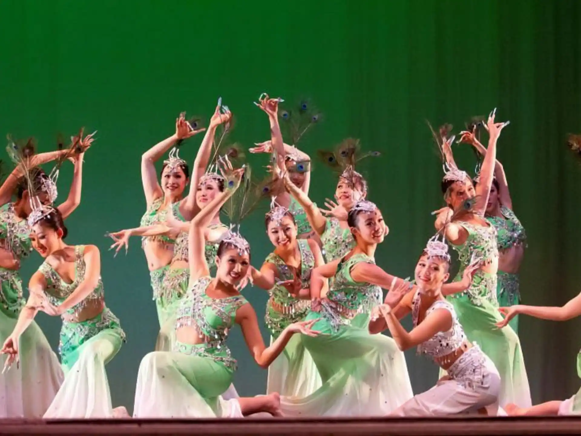 a group of women dancing