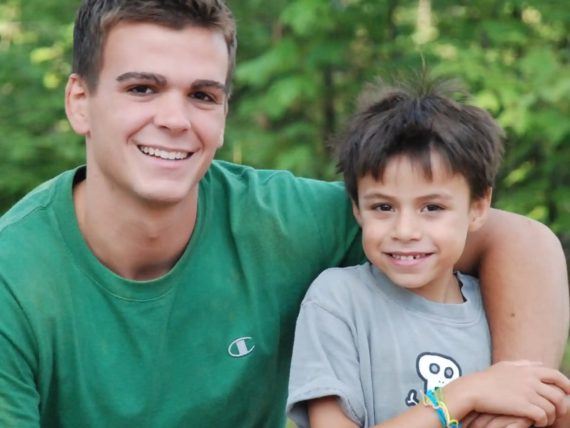 a person and a boy