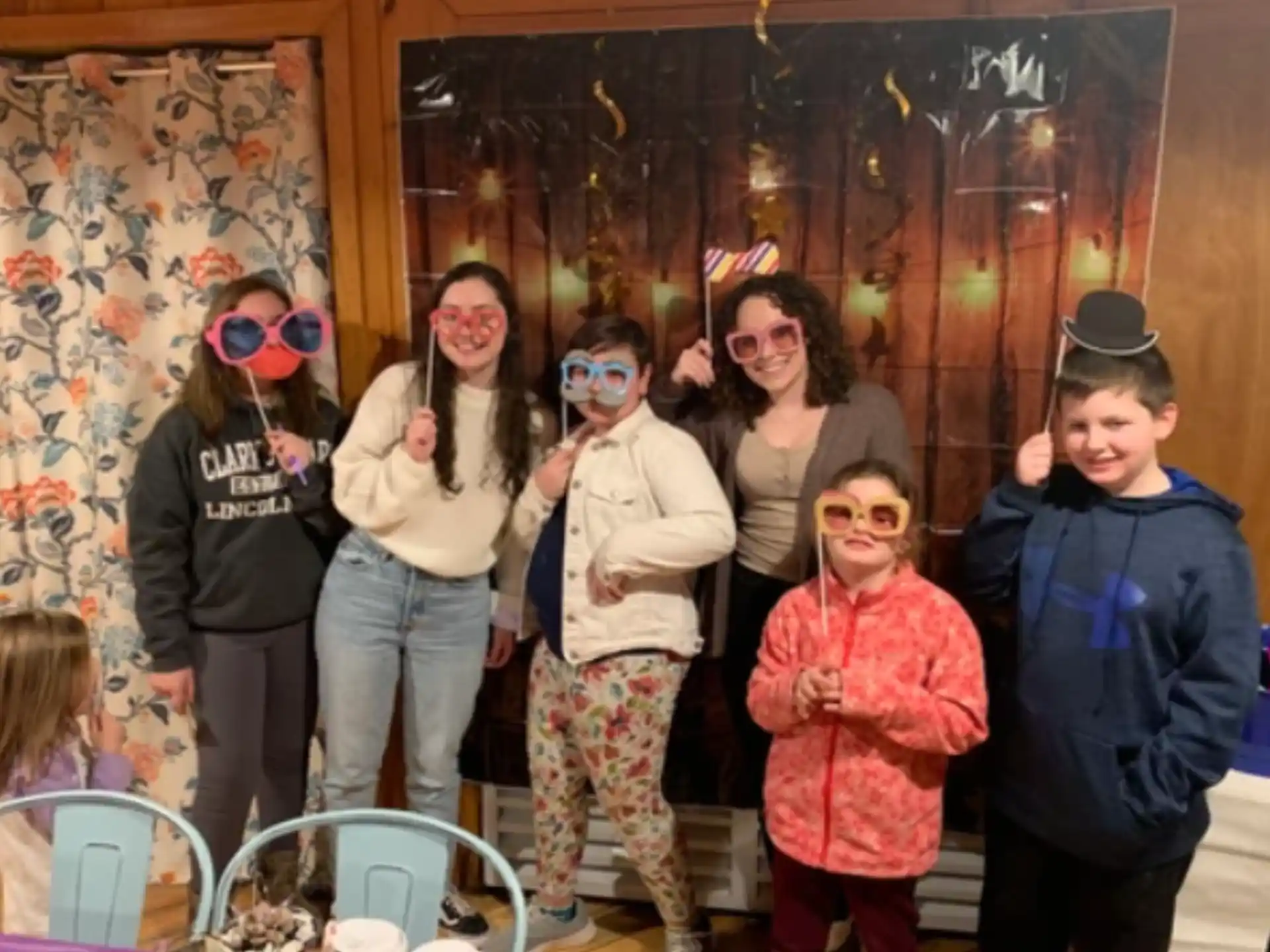 a group of people wearing clothing