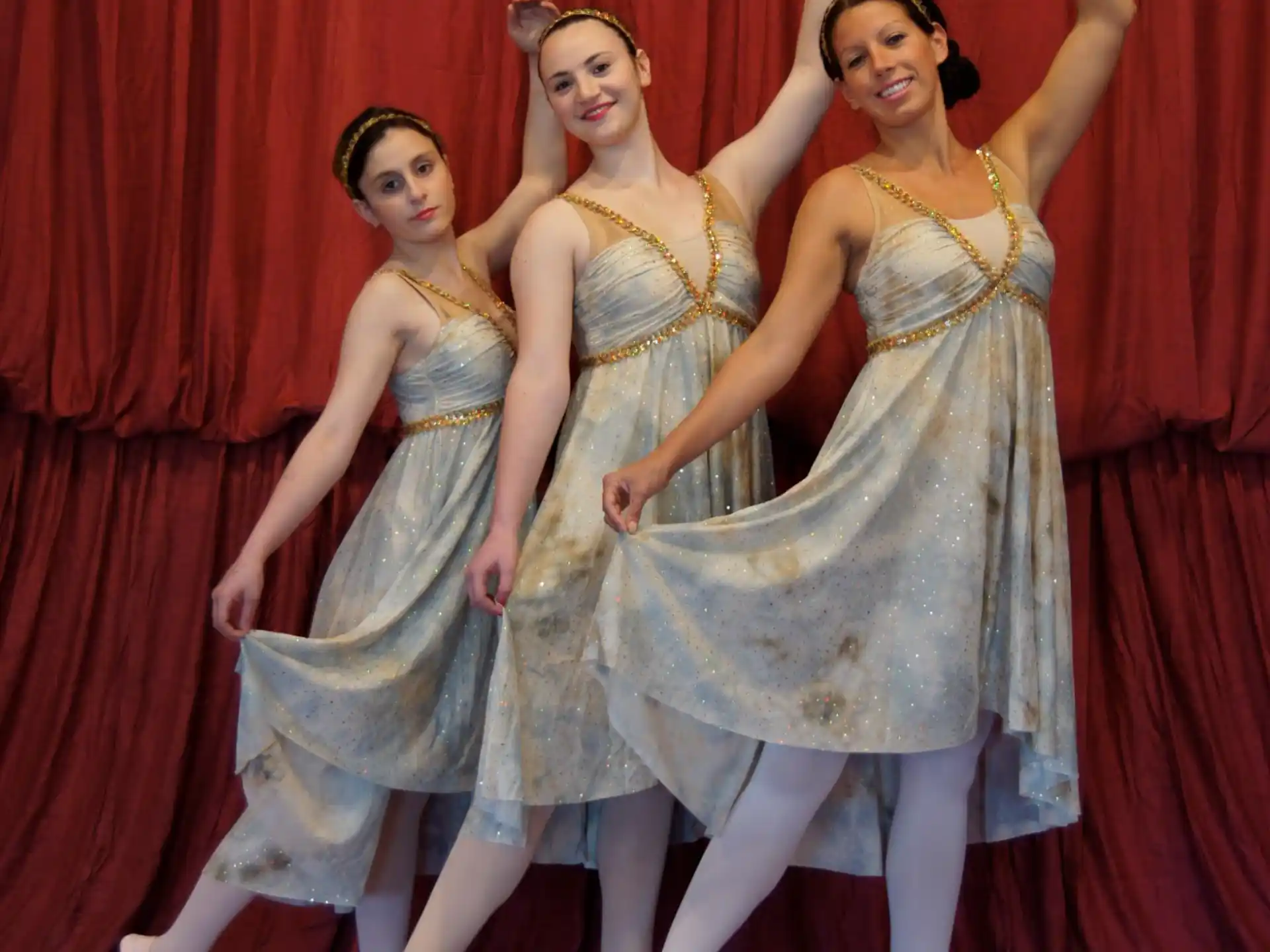 a group of women dancing