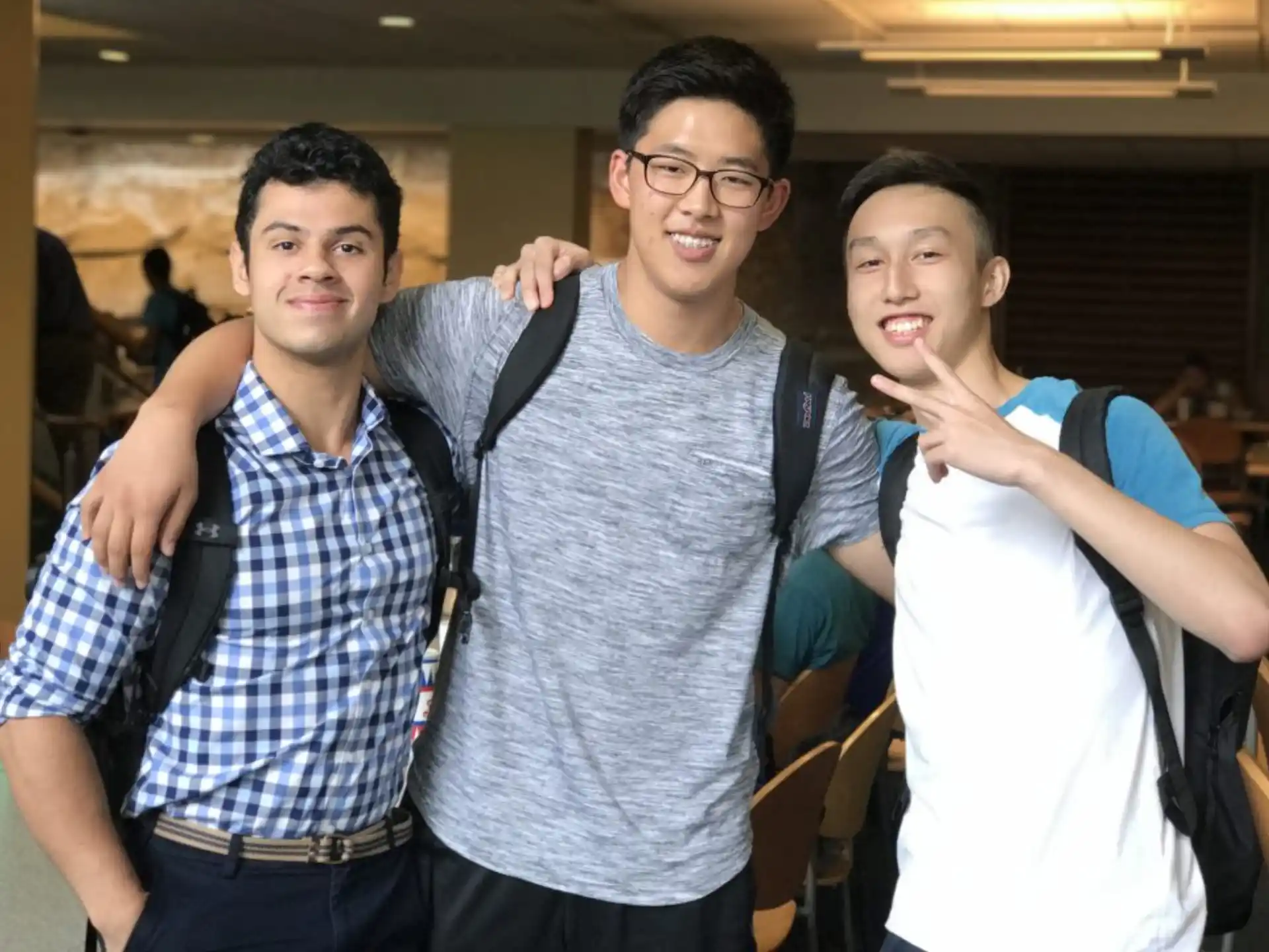 a group of men posing for a picture