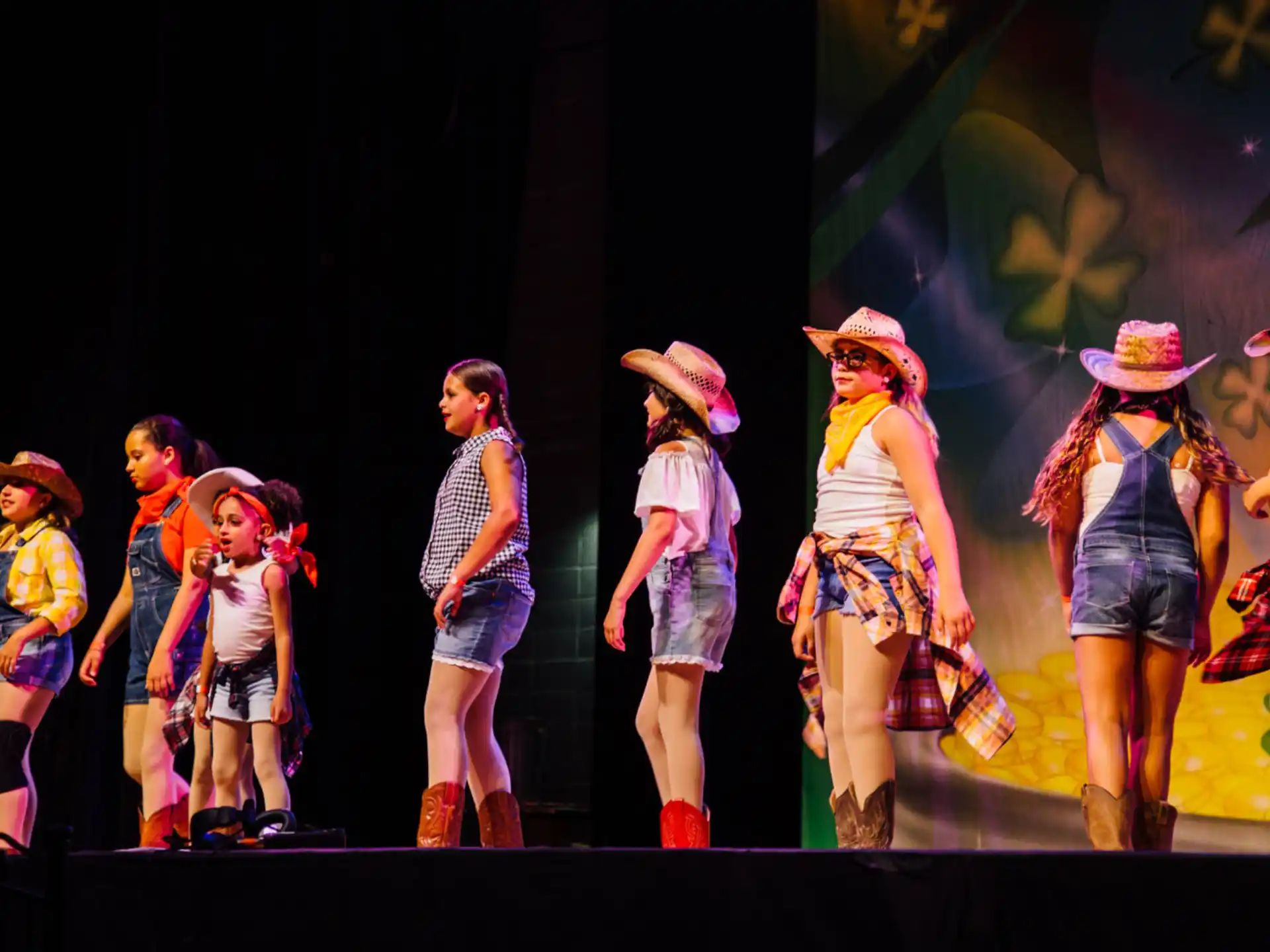 a group of people on a stage