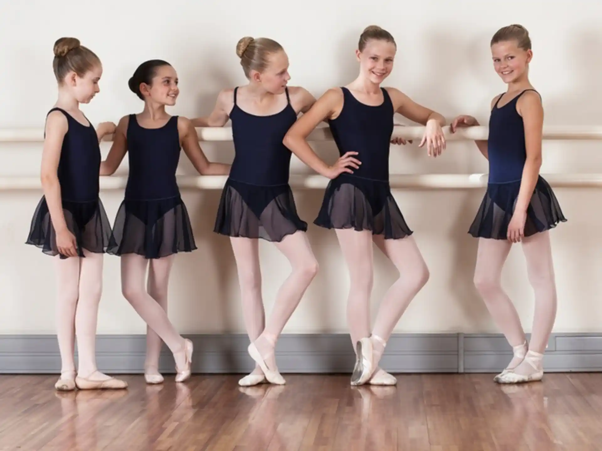a group of women in a dance pose