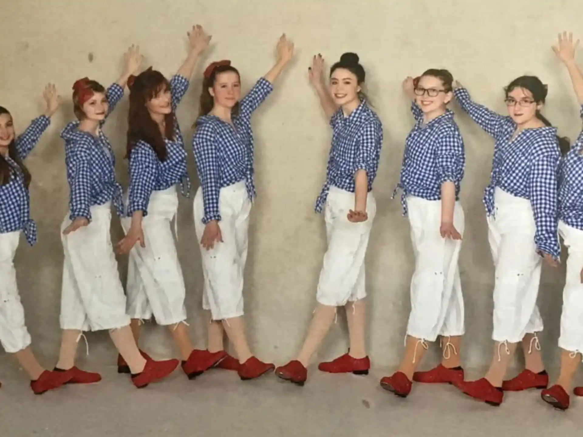 a group of people posing for a photo