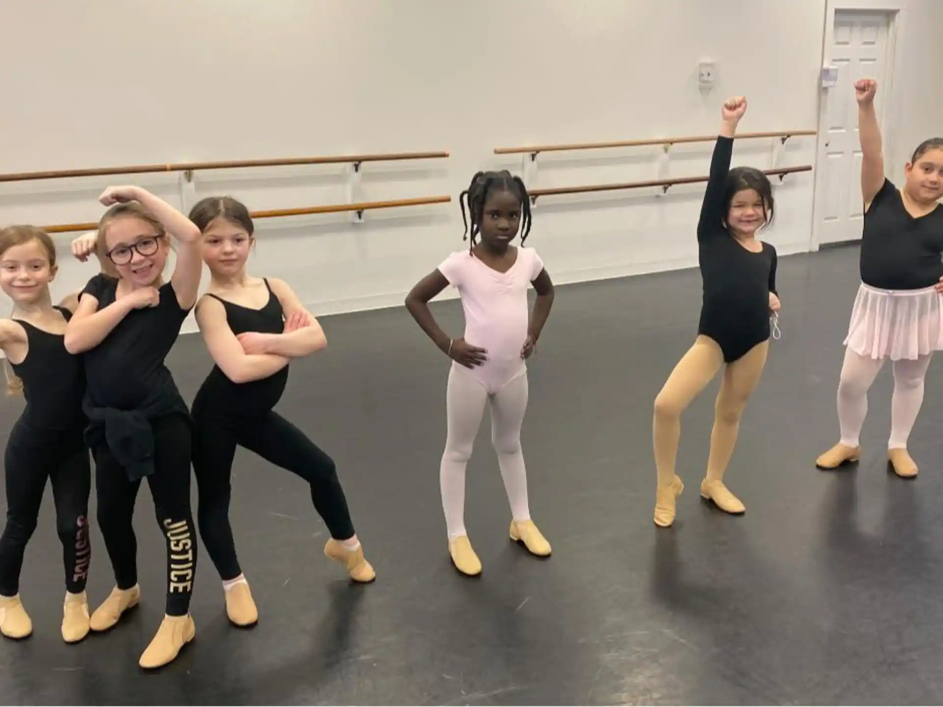a group of women dancing