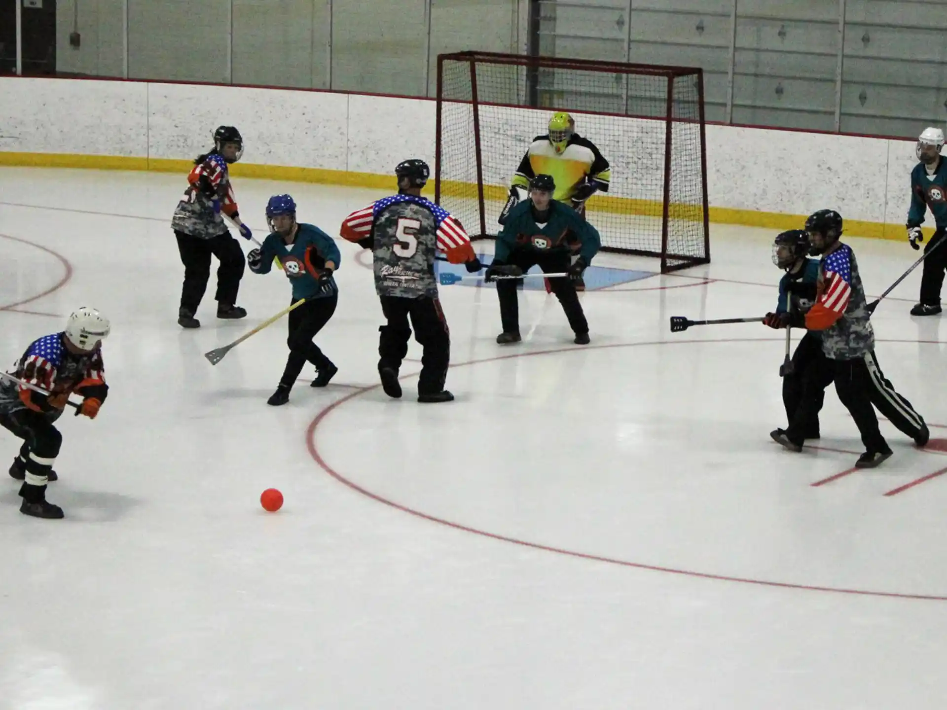 hockey players on ice
