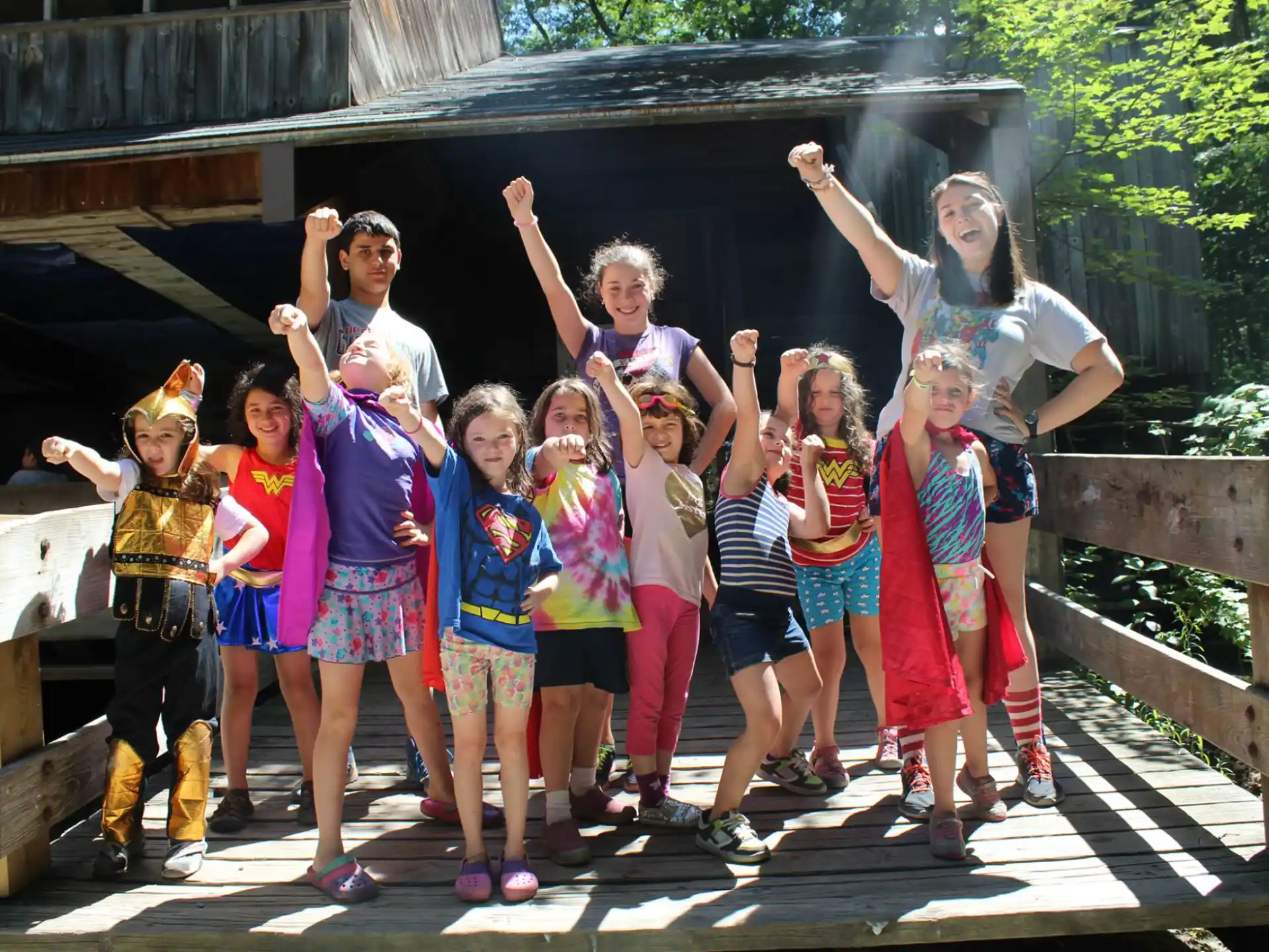 a group of people posing for a photo