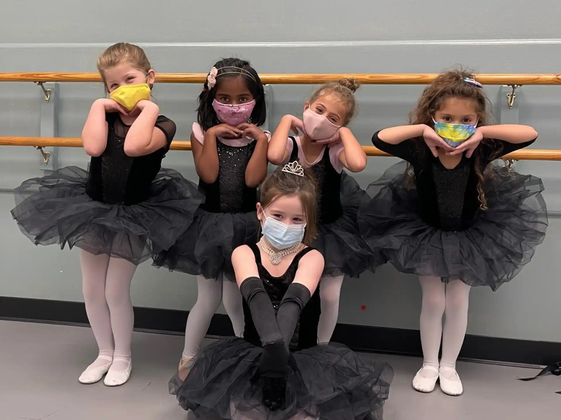 a group of children wearing clothing
