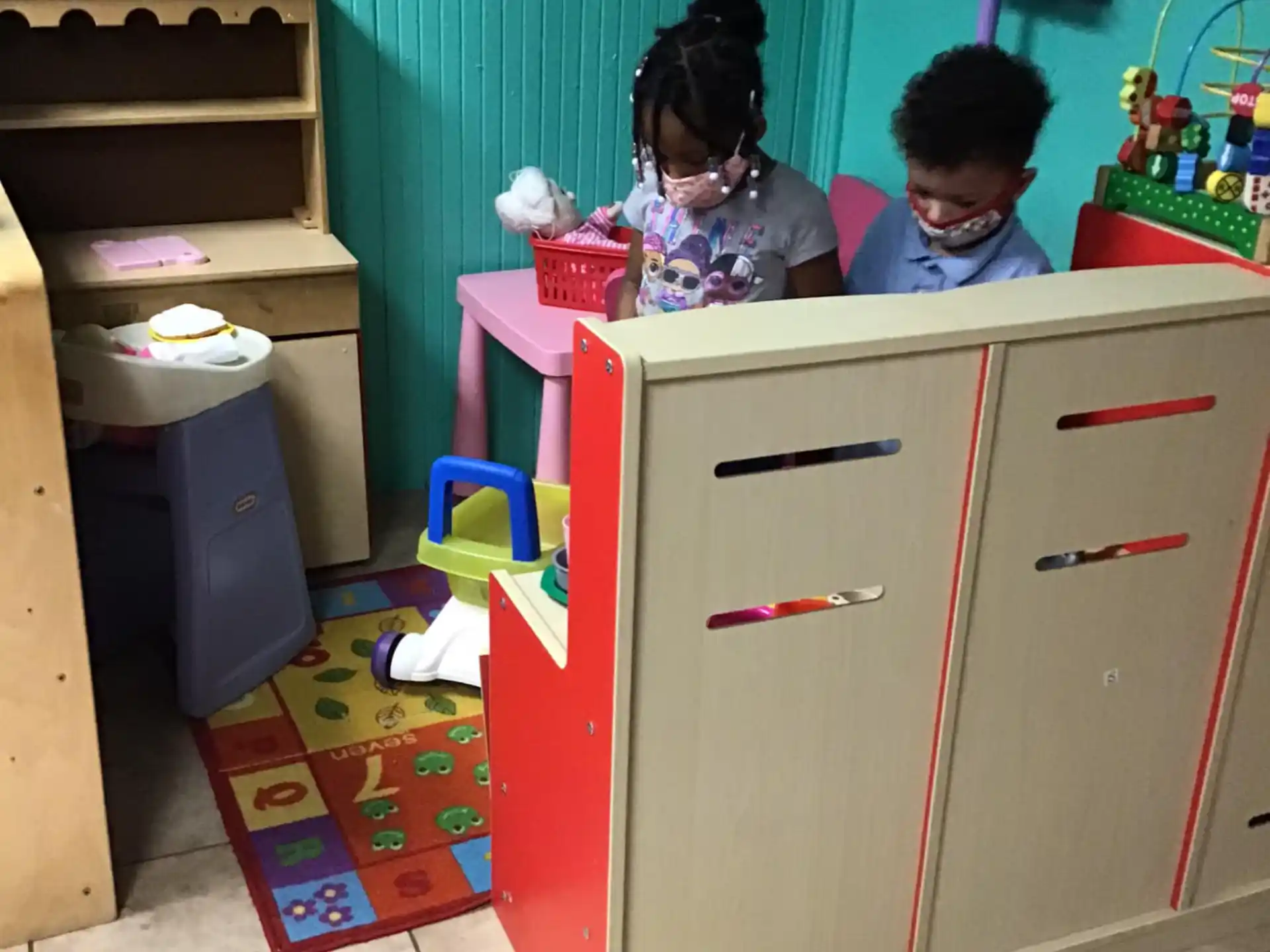 children in a classroom