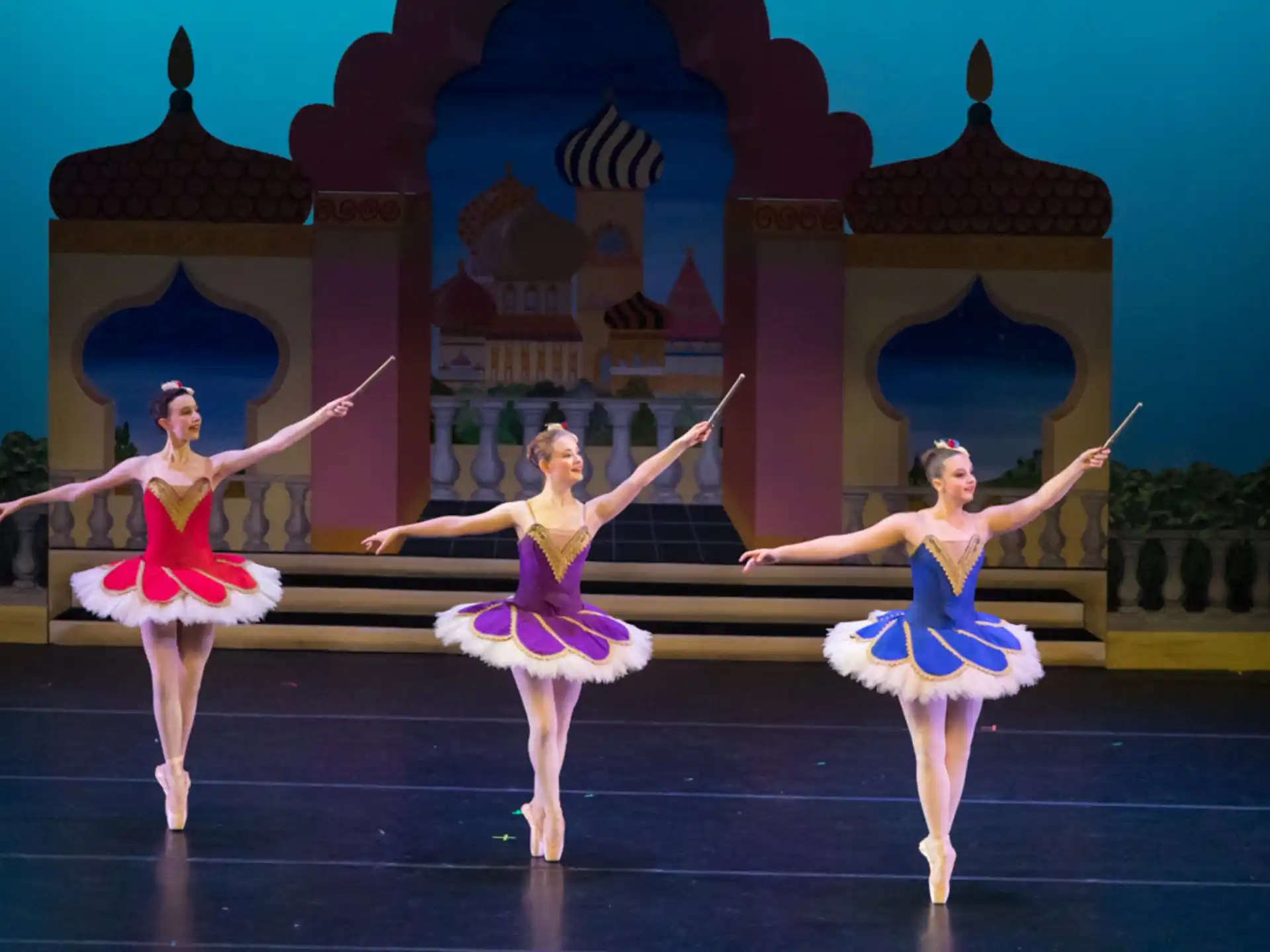 a group of women dancing