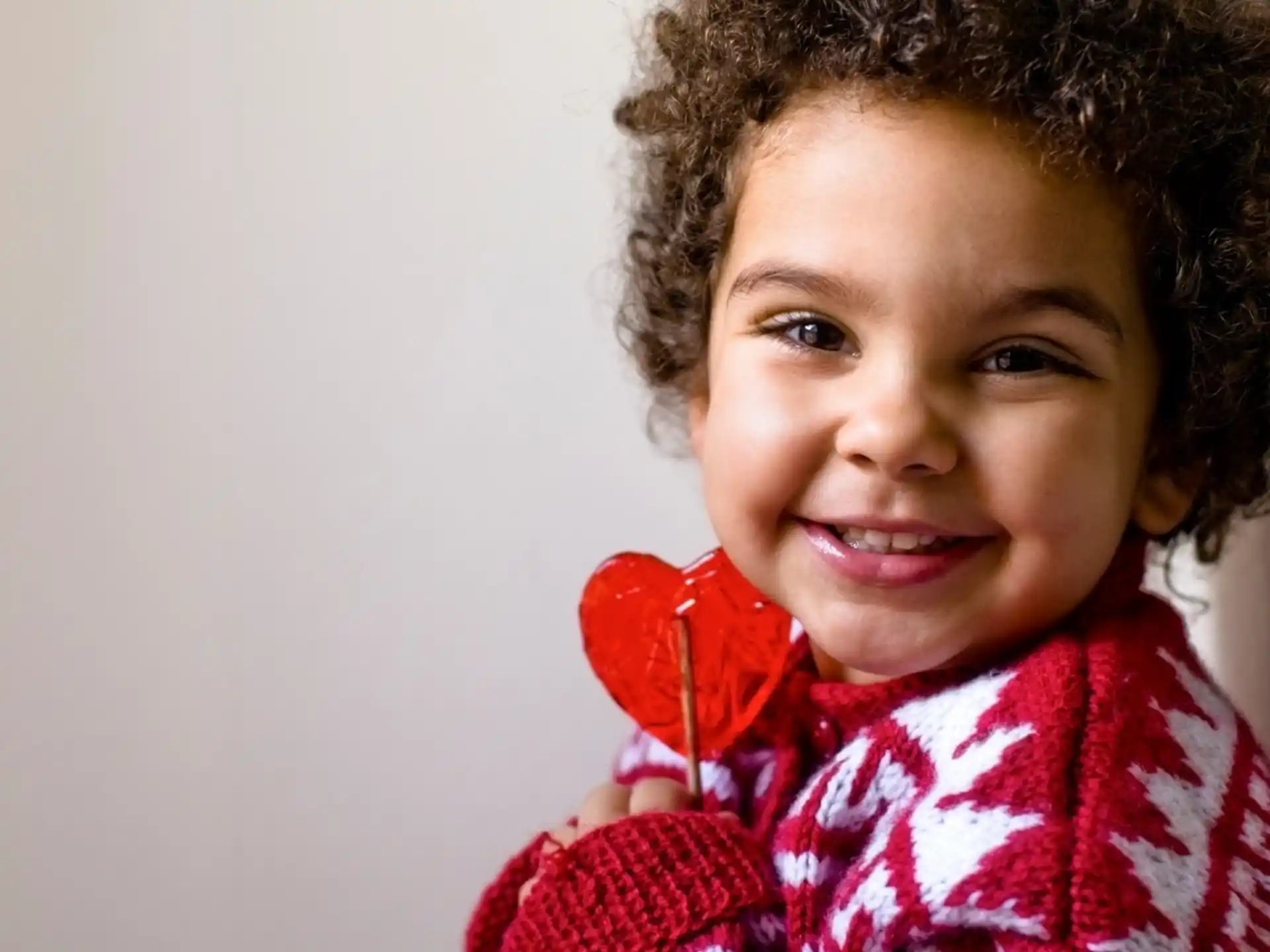 a child smiling for the camera