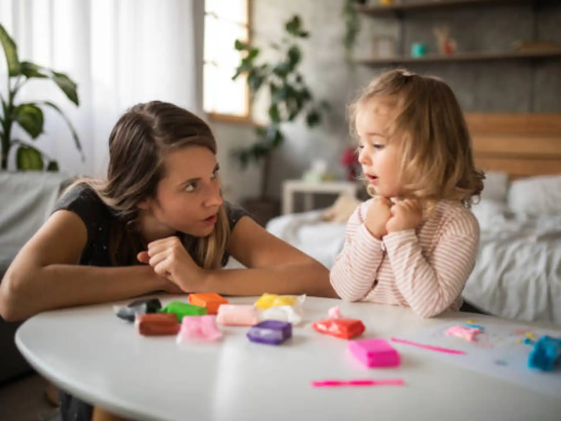 a couple of girls playing with toys