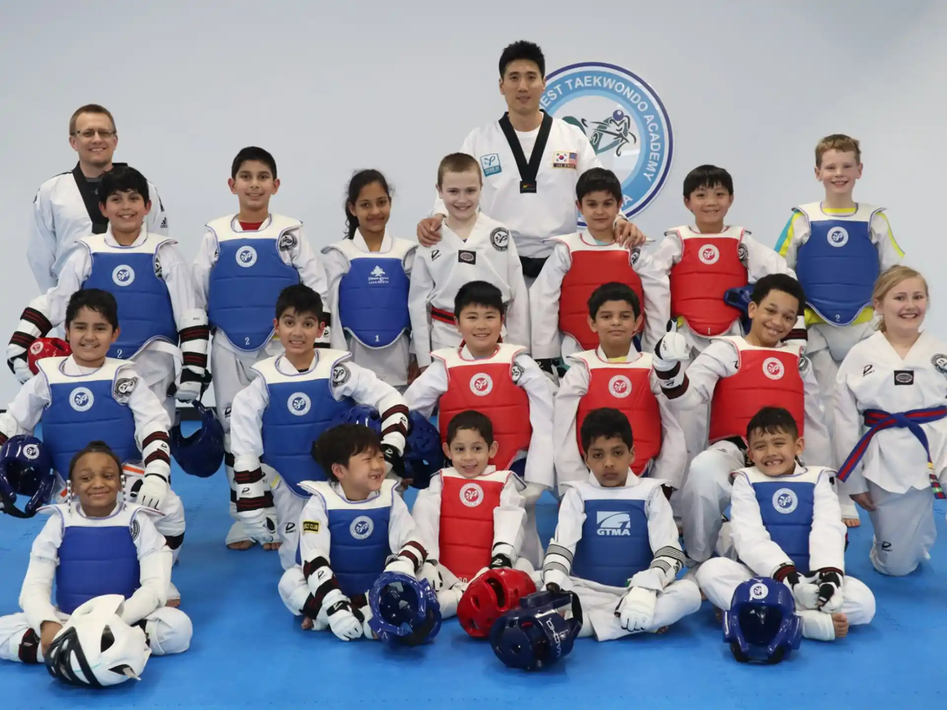 a group of people in sports uniforms