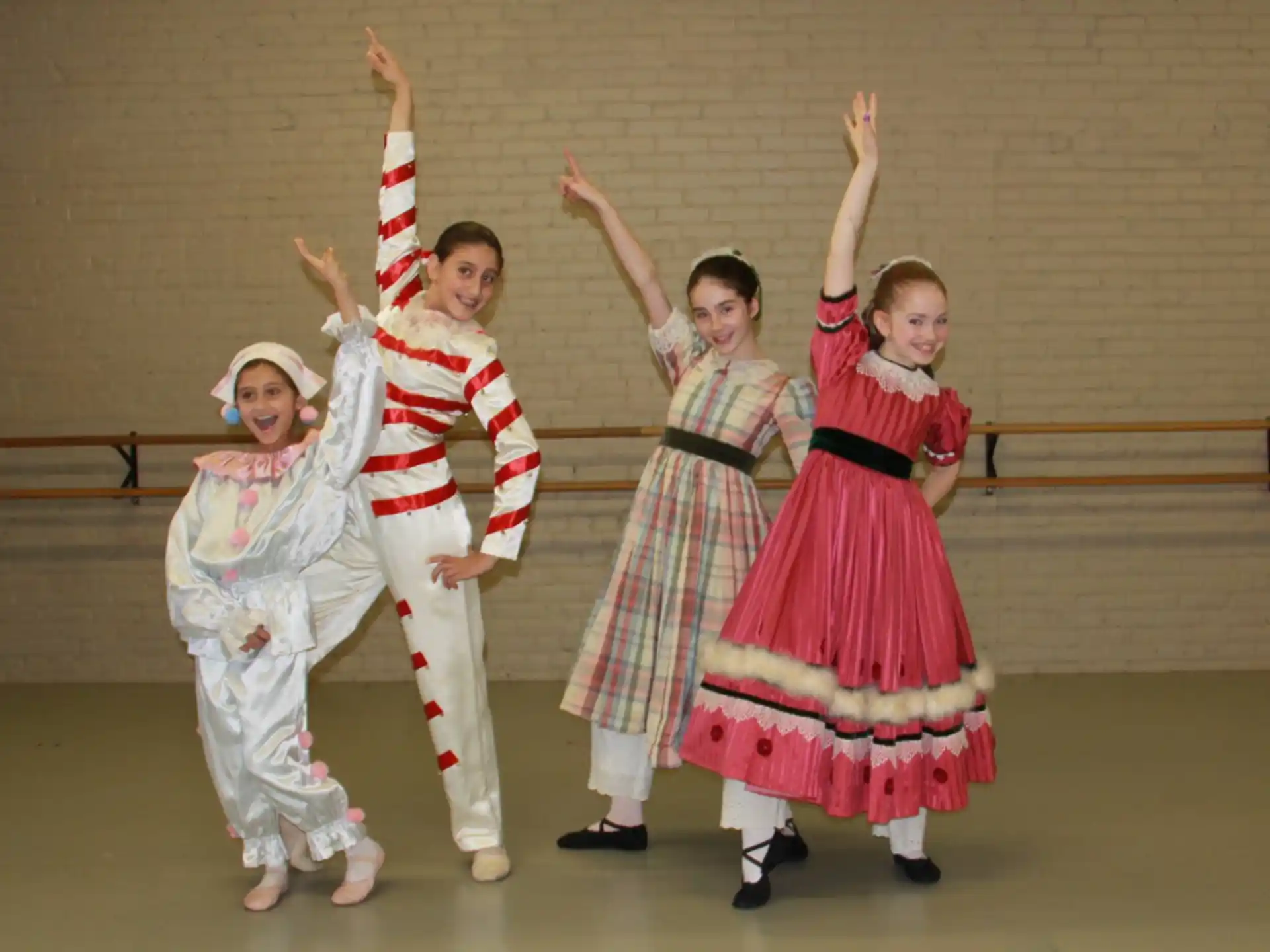 a group of people dancing