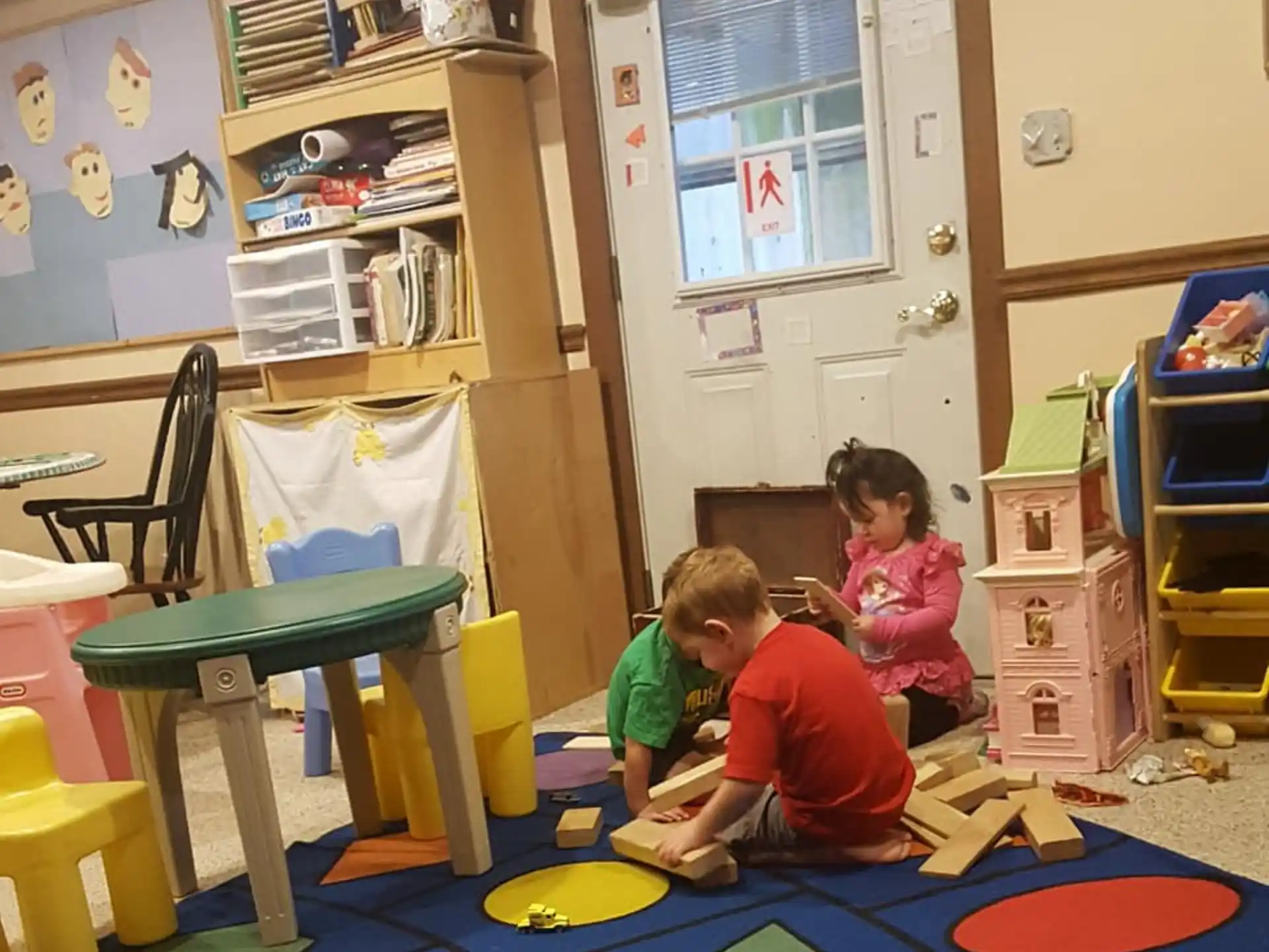 kids playing with a toy