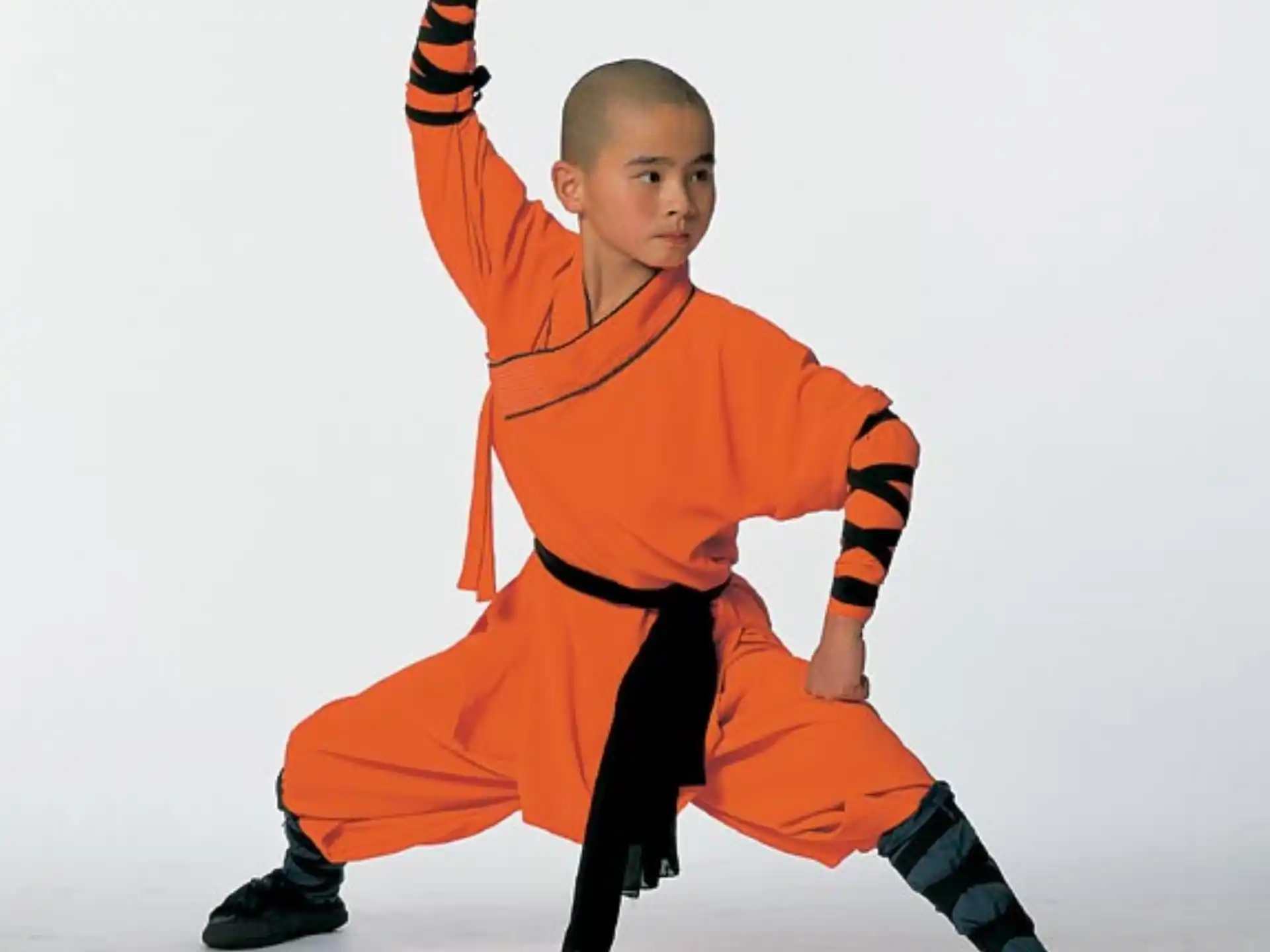 a person in an orange jumpsuit
