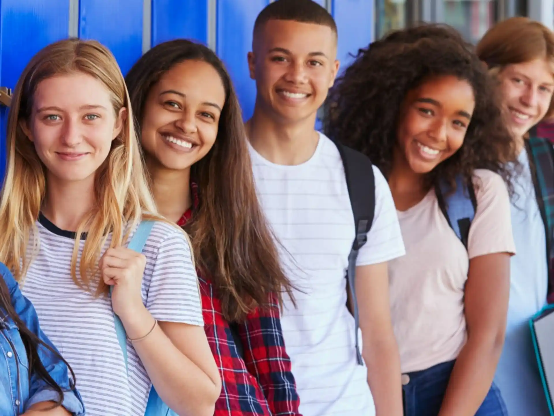 a group of people posing for a photo