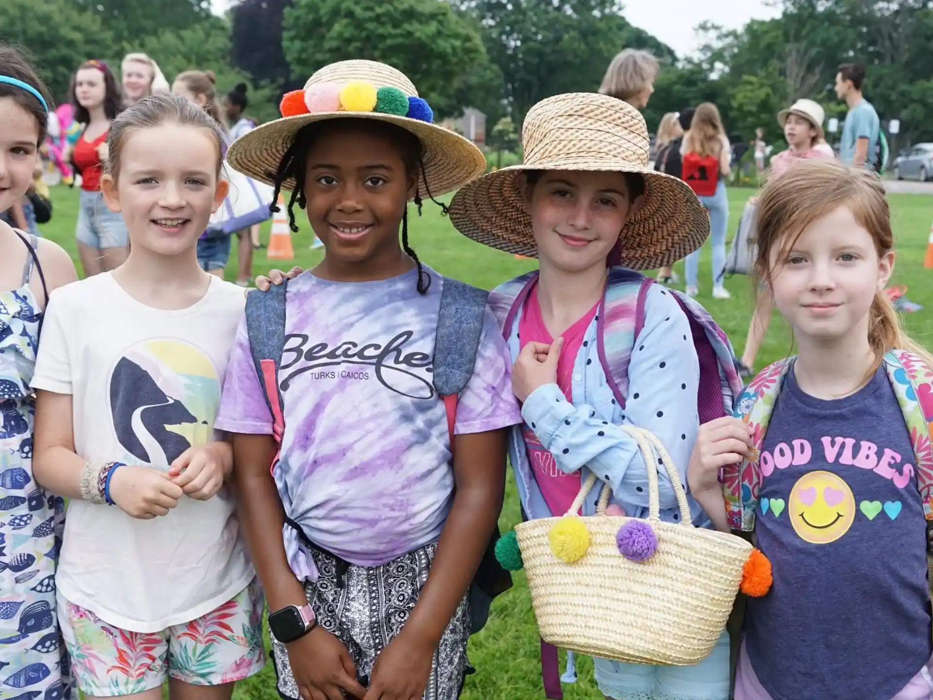 a group of children posing for a photo