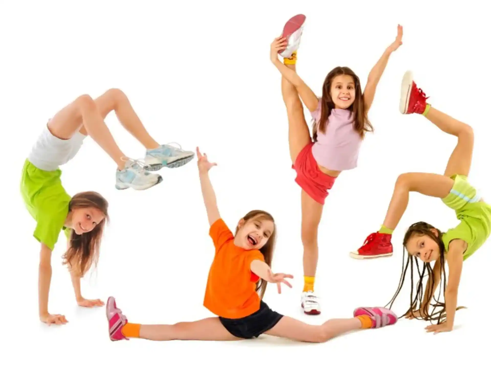 a group of people jumping