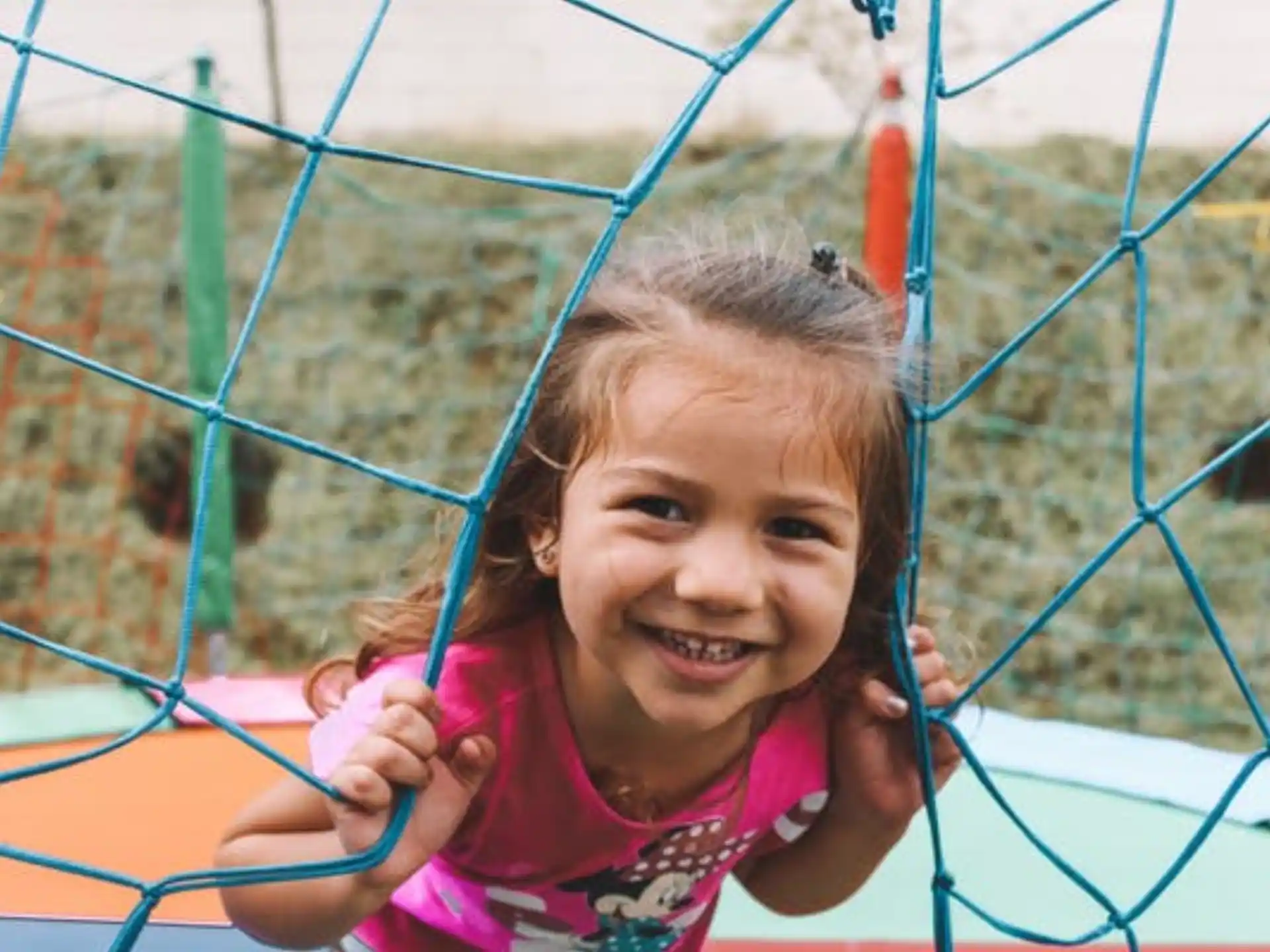 a girl on a swing