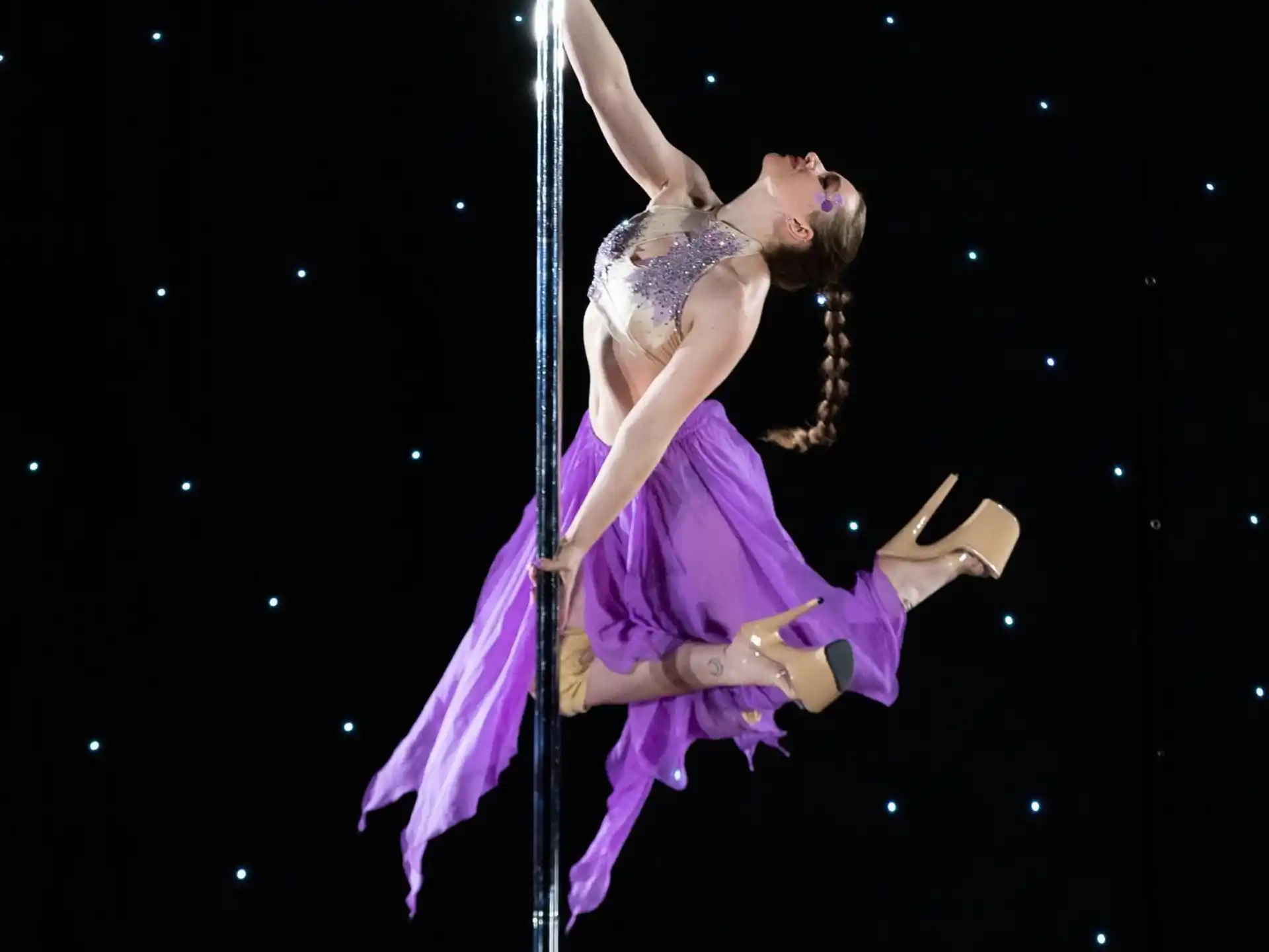 a person performing on stage