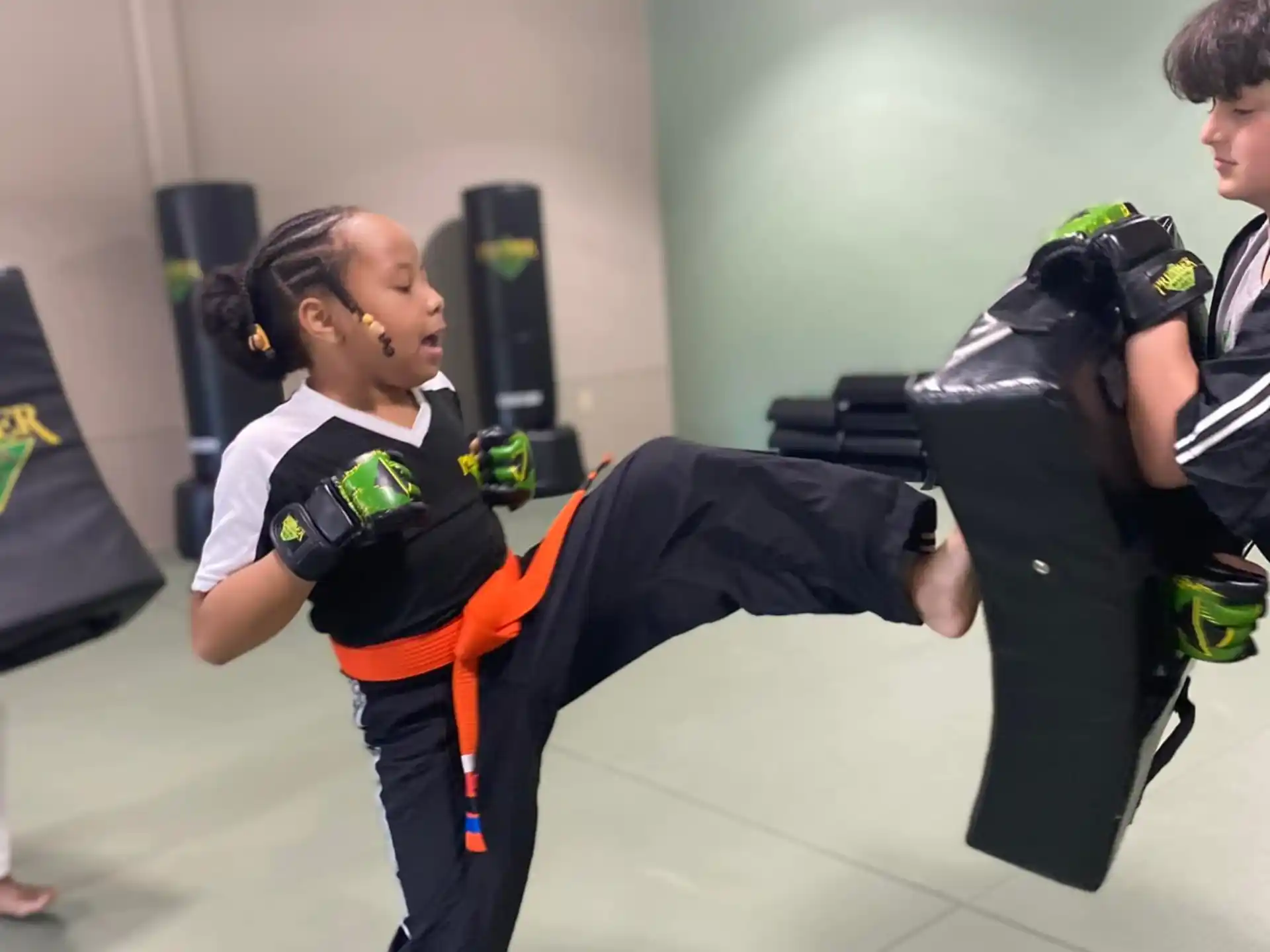 a person in a karate uniform
