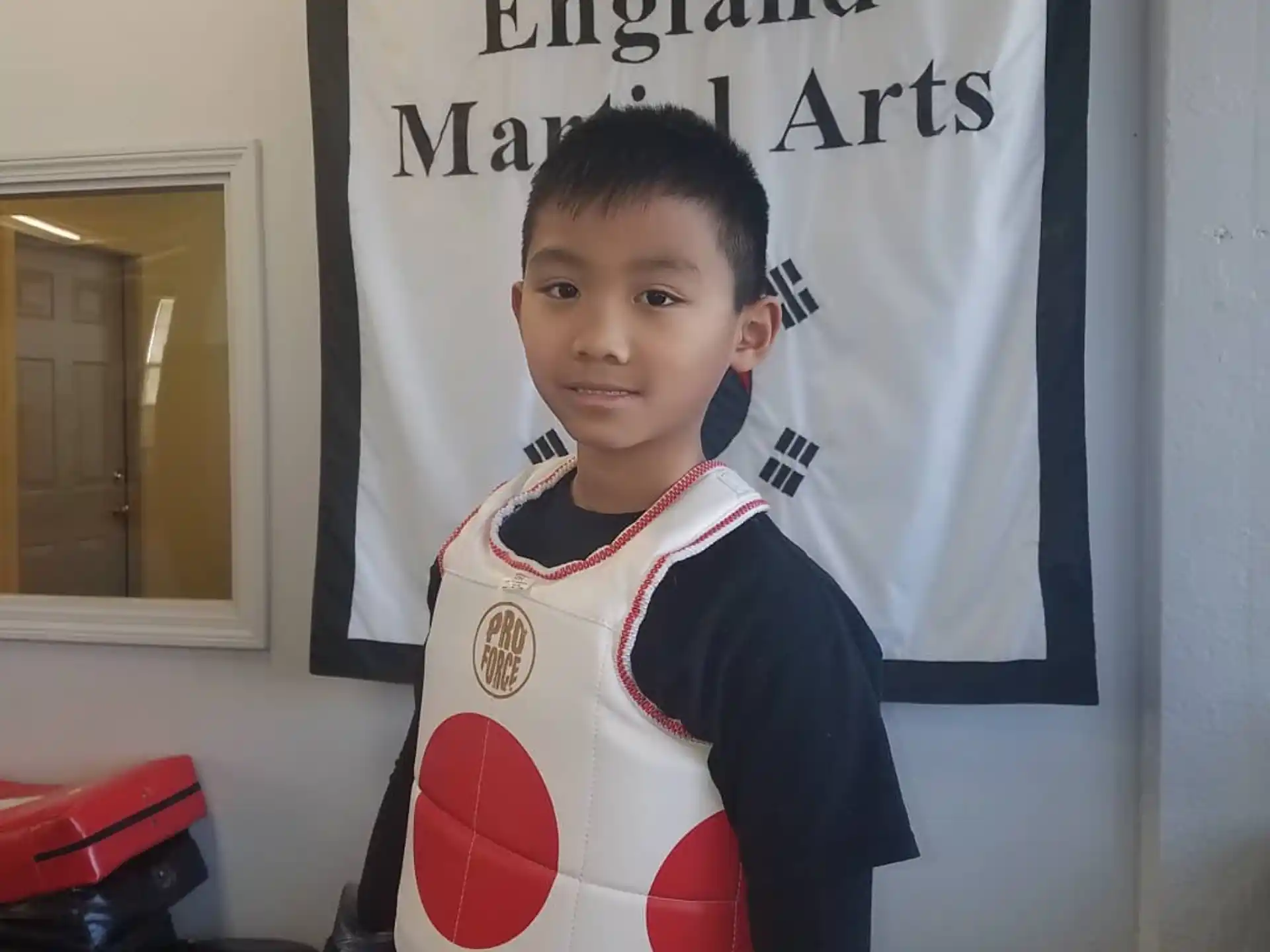 a boy wearing a garment