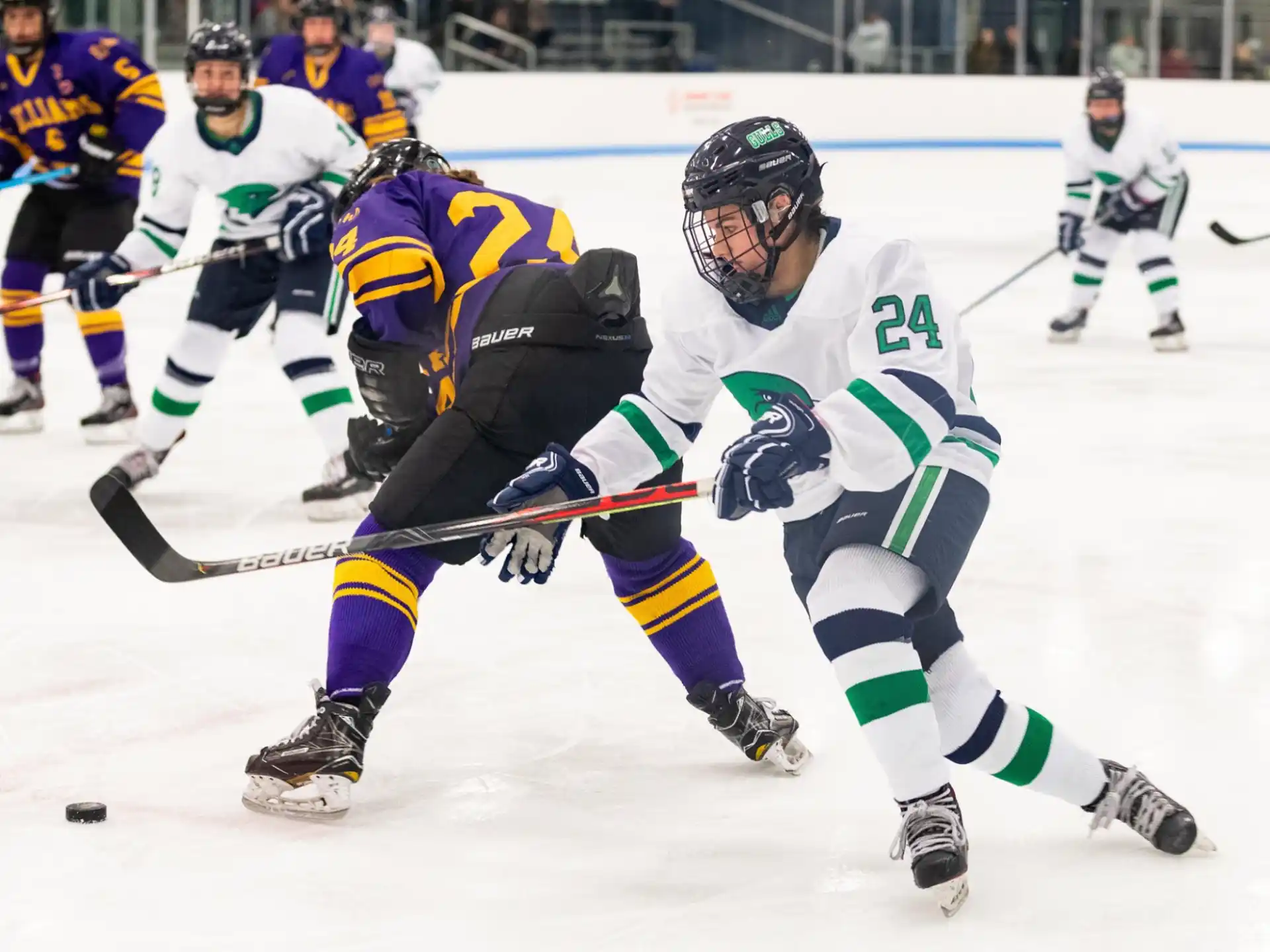 hockey players on ice